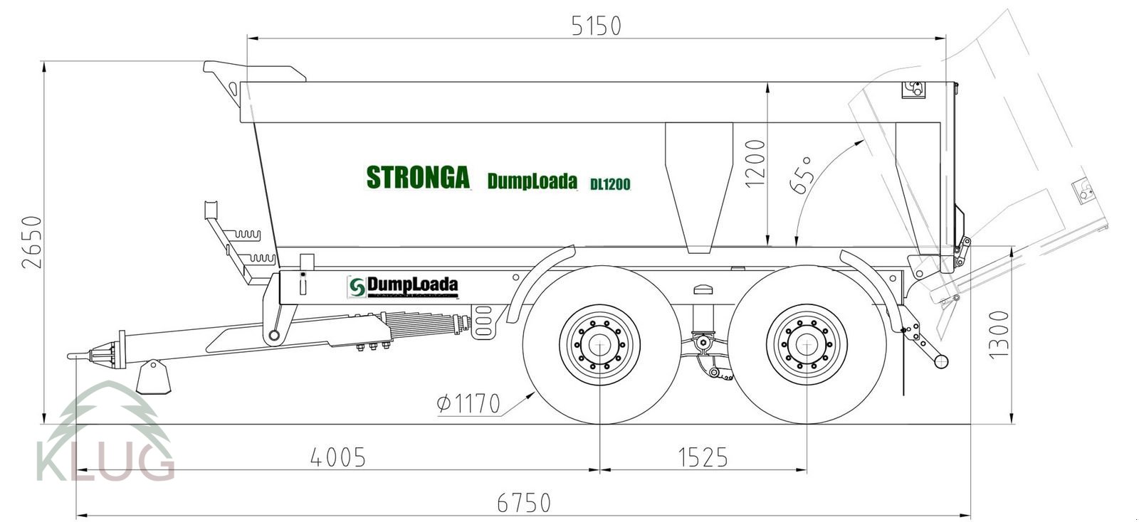Muldenkipper tipa Stronga DumpLoada DL800-1400 Erdbaukipper, Neumaschine u Pirching am Traubenberg (Slika 12)