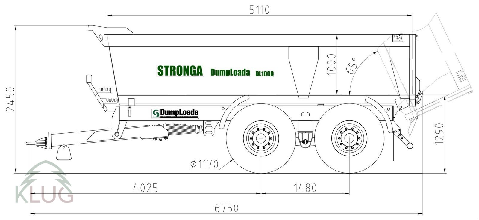 Muldenkipper tipa Stronga DumpLoada DL800-1400 Erdbaukipper, Neumaschine u Pirching am Traubenberg (Slika 14)