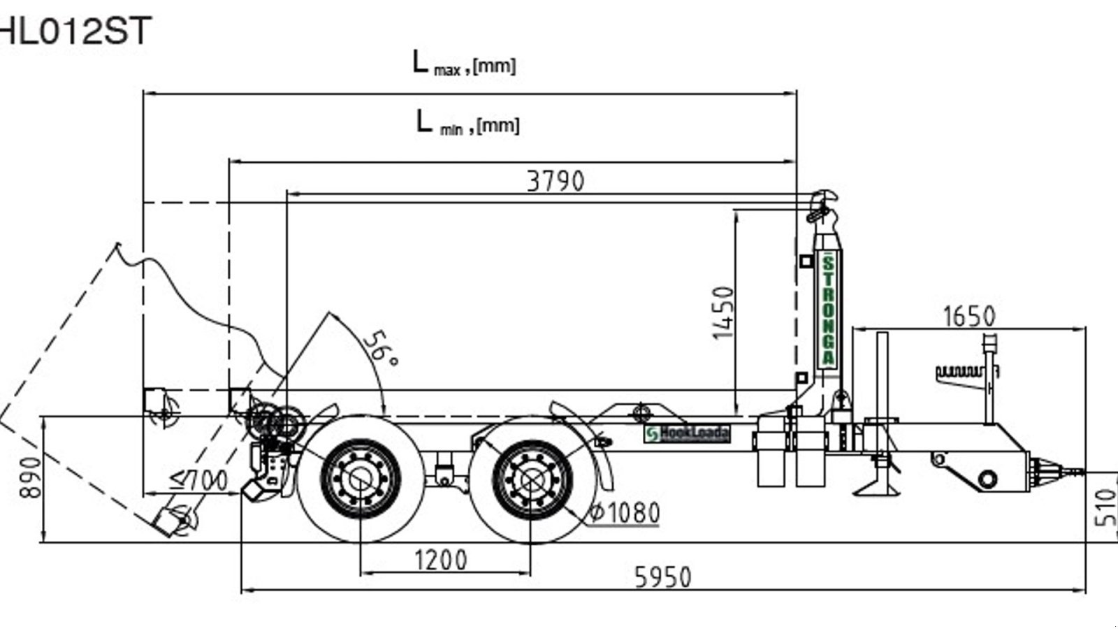Muldenkipper typu Stronga HL012S, Gebrauchtmaschine v Vrå (Obrázok 20)