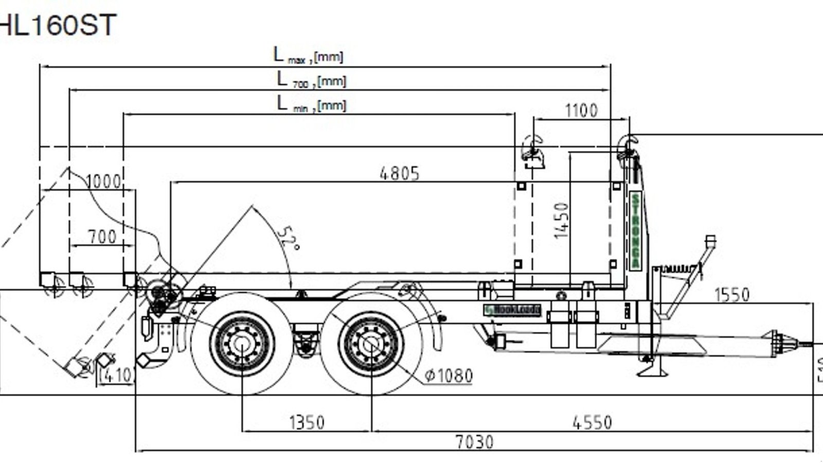 Muldenkipper типа Stronga HL160ST, Gebrauchtmaschine в Vrå (Фотография 19)