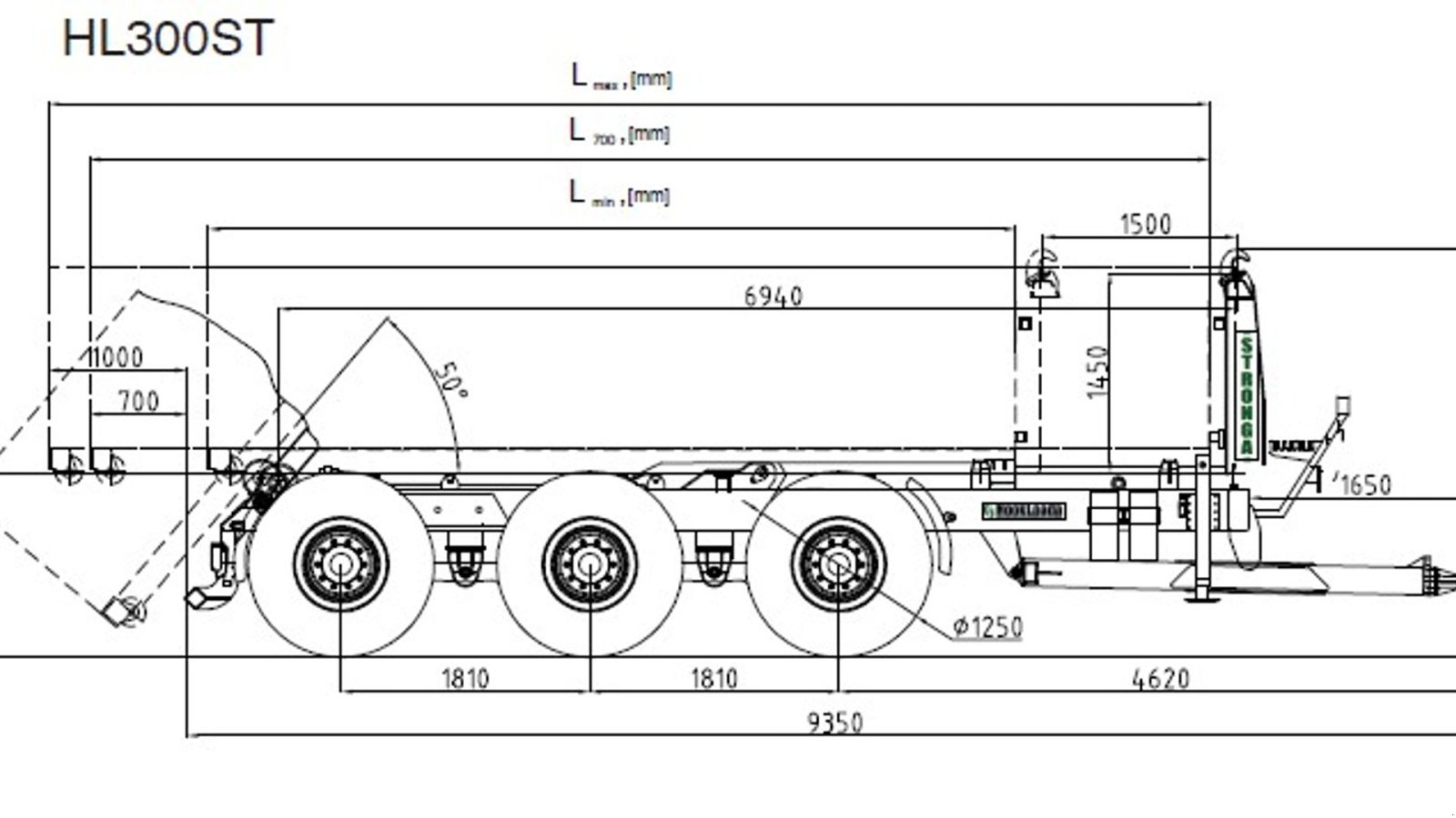 Muldenkipper типа Stronga HL300, Gebrauchtmaschine в Vrå (Фотография 18)