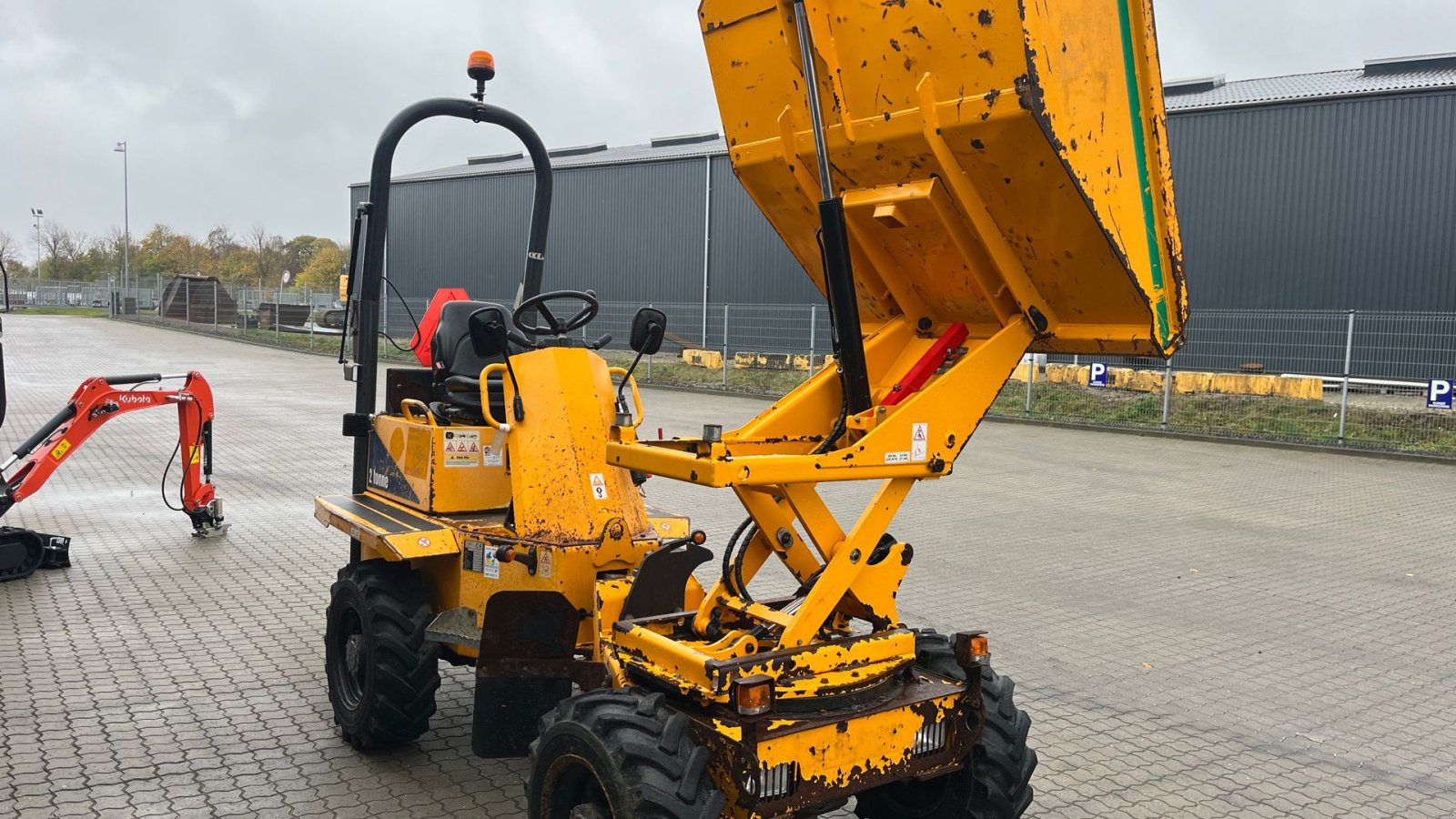 Muldenkipper tipa Thwaites 2 tons 2tons dumper med højtip og sving, Gebrauchtmaschine u Rønnede (Slika 5)