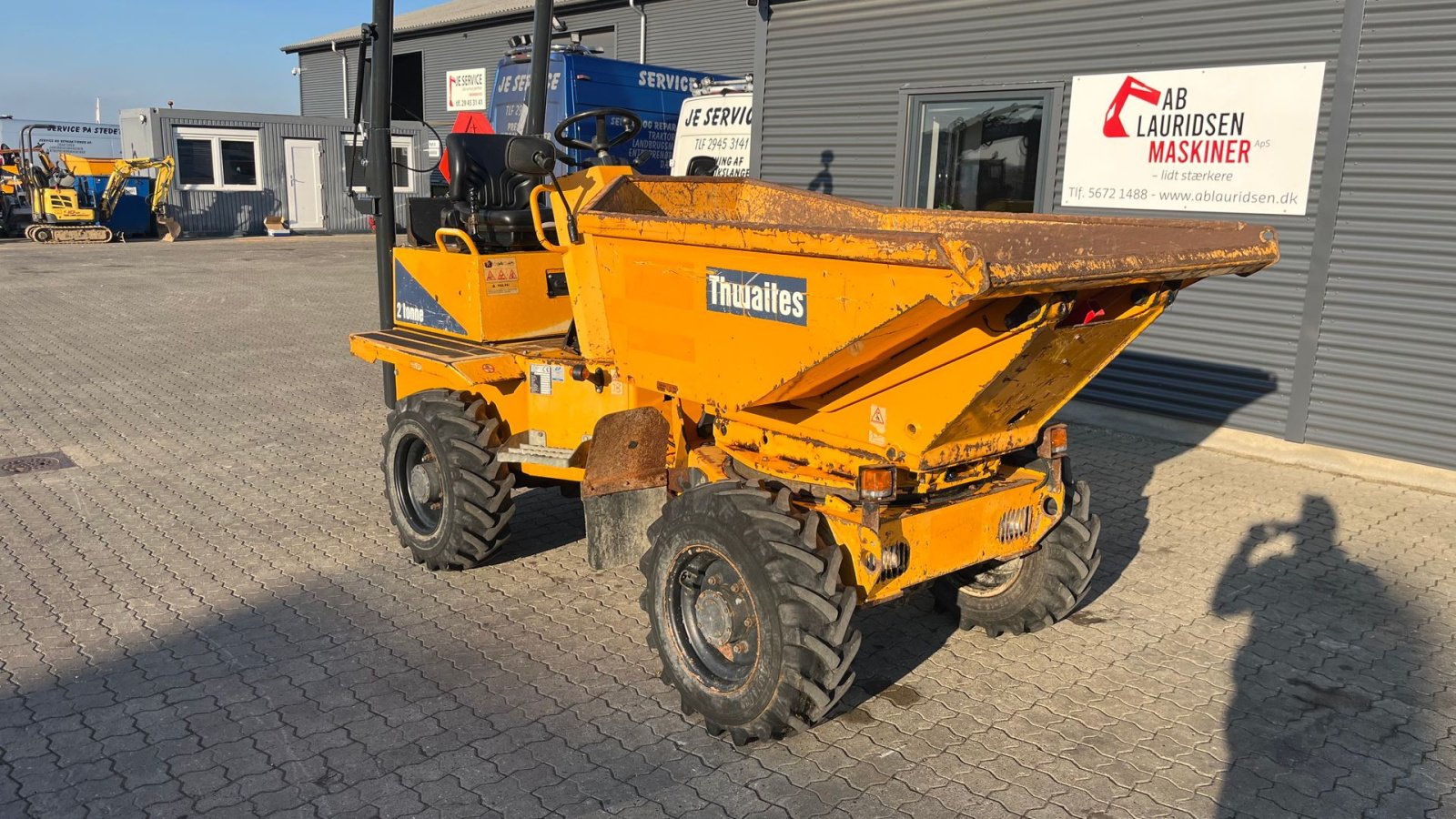 Muldenkipper tipa Thwaites 2 tons højtip og sving, Gebrauchtmaschine u Rønnede (Slika 5)