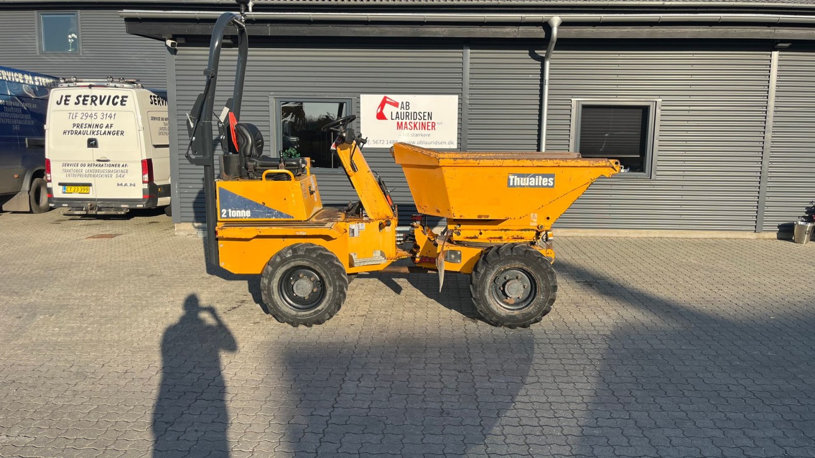 Muldenkipper tipa Thwaites 2 tons højtip og sving, Gebrauchtmaschine u Rønnede (Slika 1)