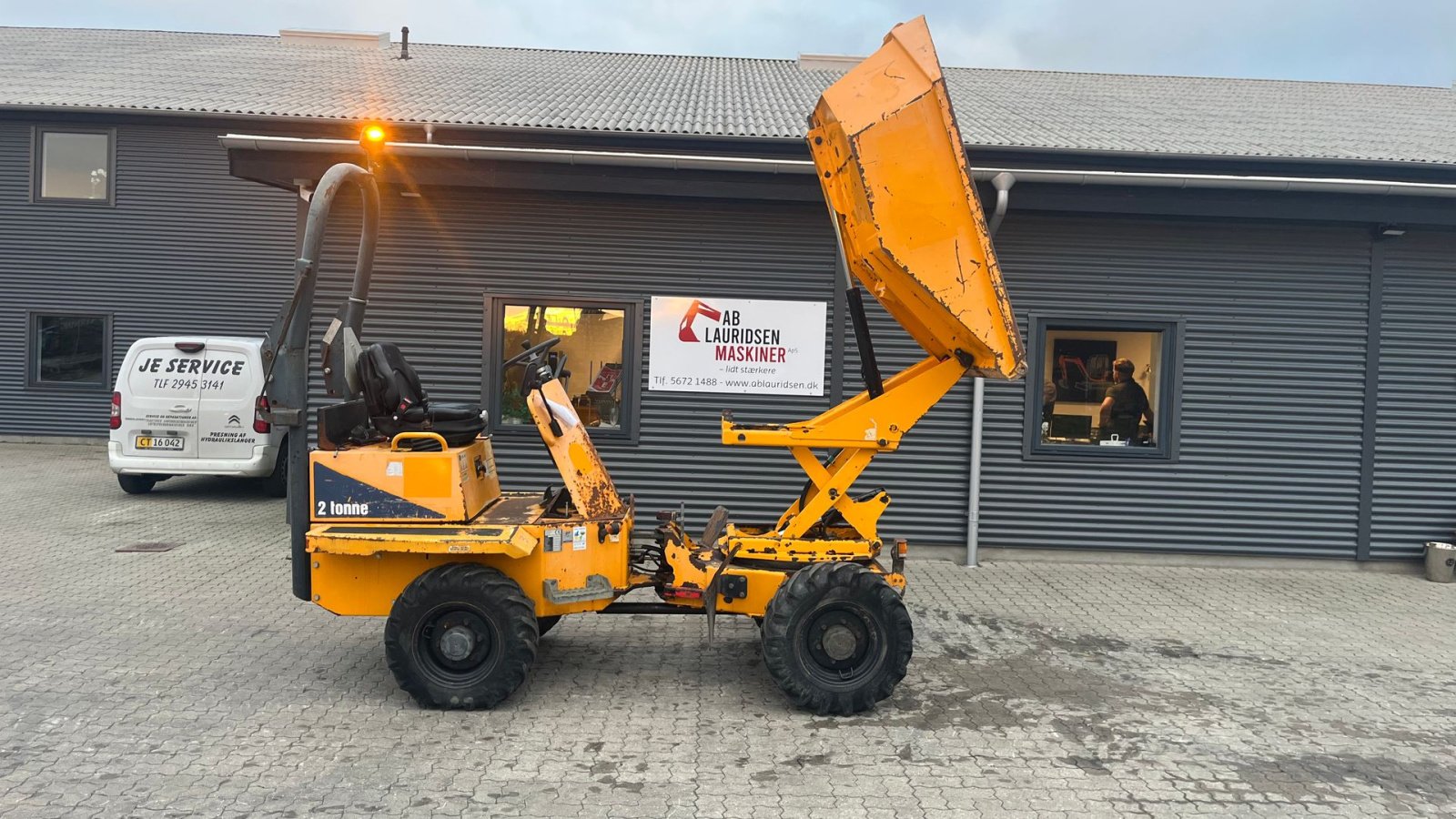 Muldenkipper tipa Thwaites 2 tons  kan køres på trailer, Gebrauchtmaschine u Rønnede (Slika 1)