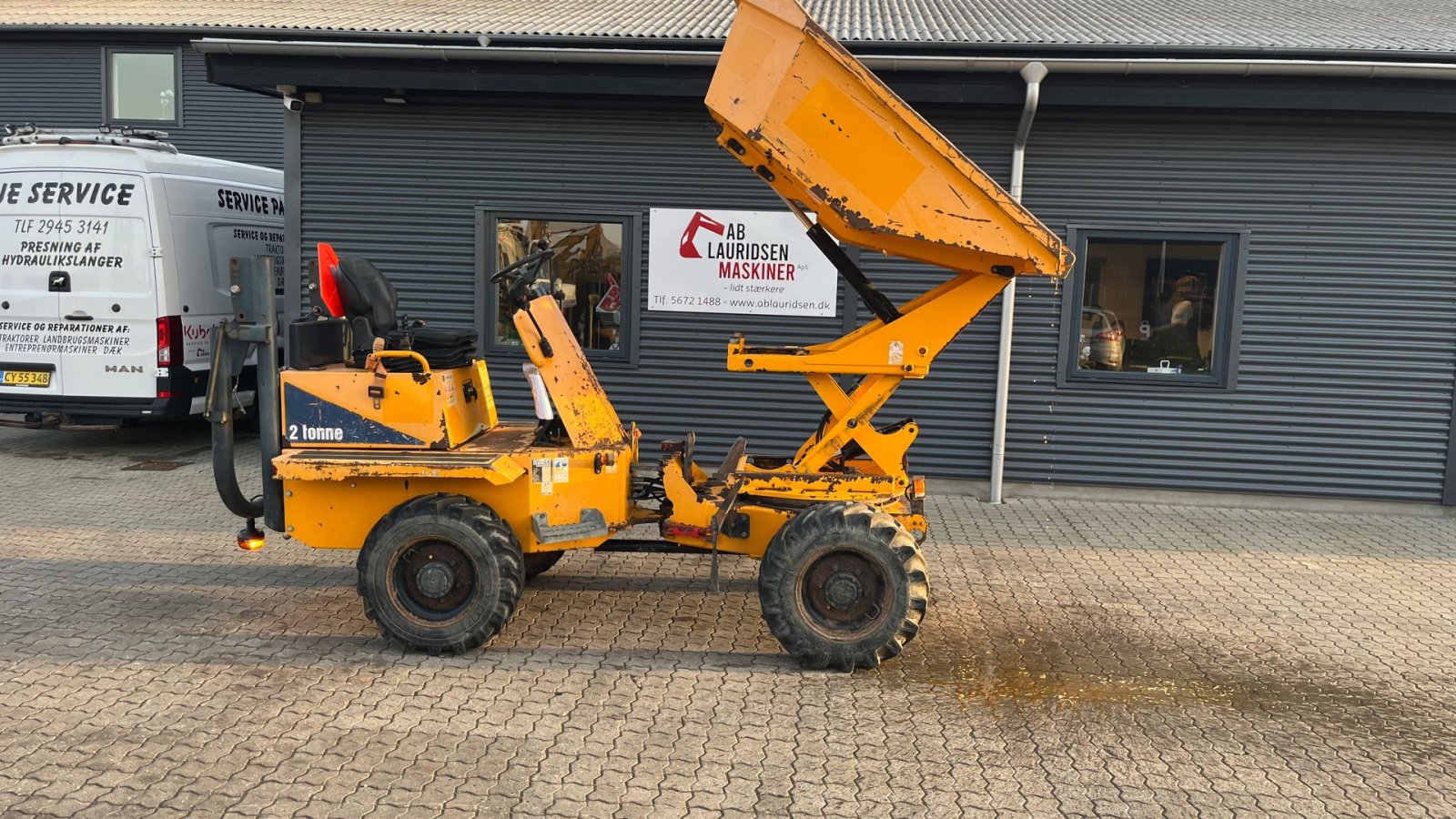 Muldenkipper типа Thwaites 2 tons Med højtip og sving, Gebrauchtmaschine в Rønnede (Фотография 1)