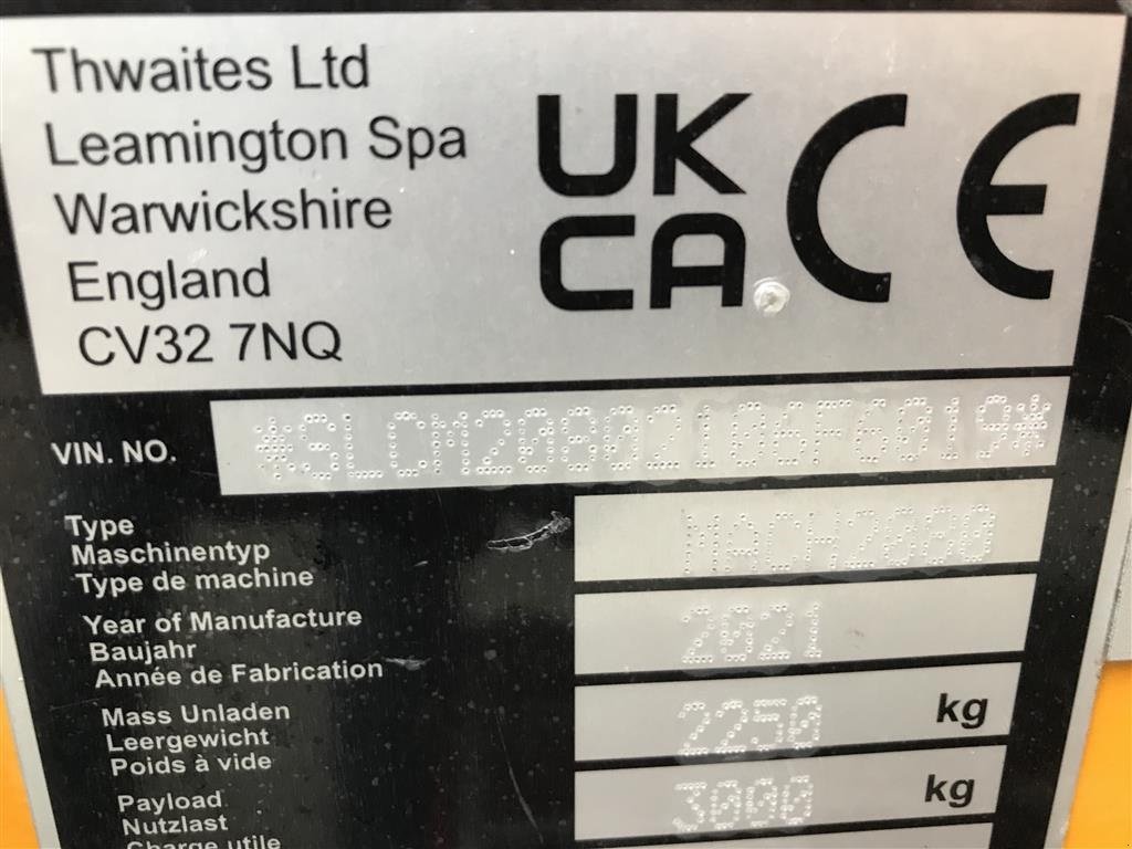 Muldenkipper типа Thwaites 3 T Fabriks Ny Til omgåene levering, Gebrauchtmaschine в Rønnede (Фотография 11)