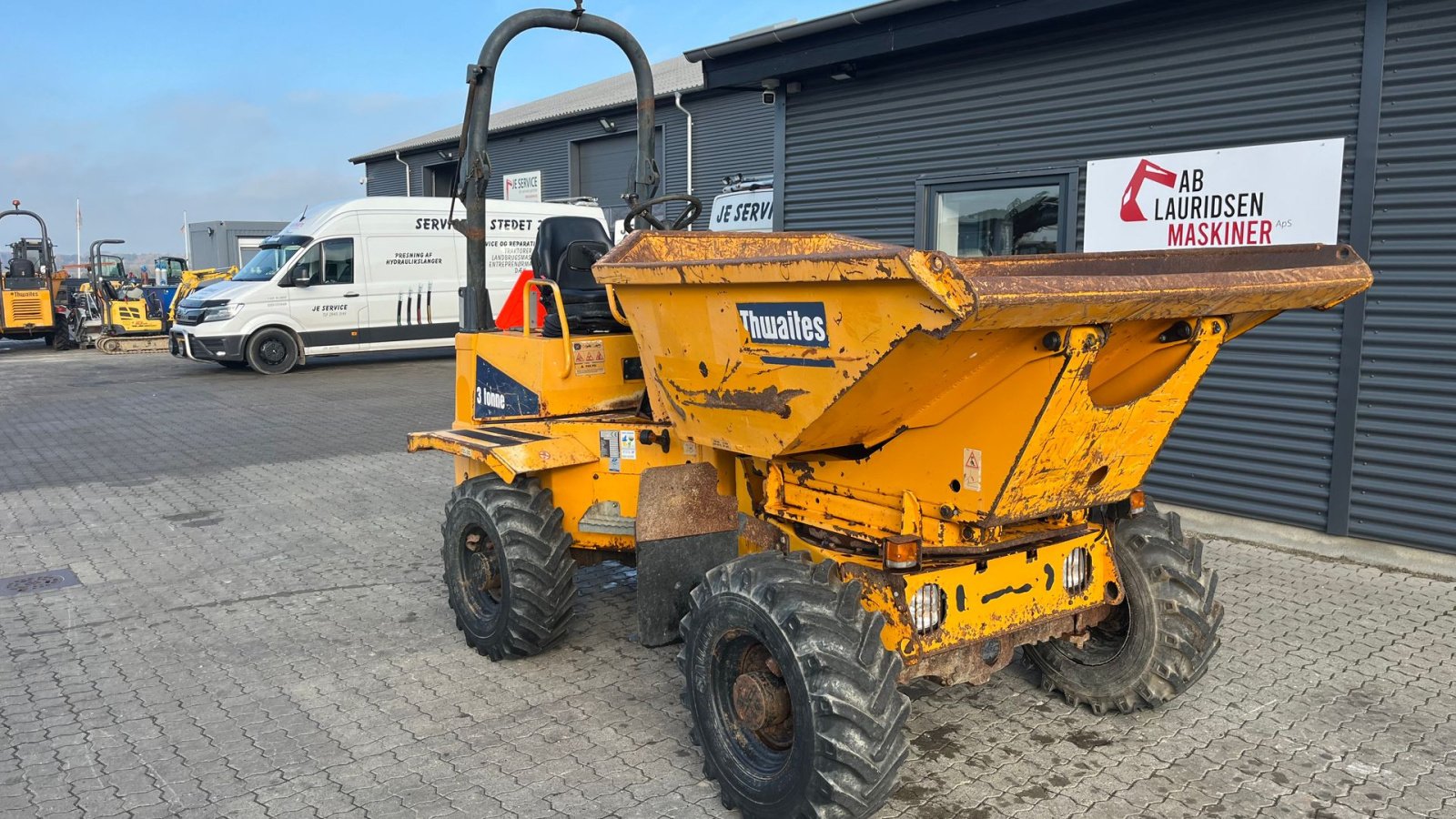 Muldenkipper типа Thwaites 3 T Med højtip og sving, Gebrauchtmaschine в Rønnede (Фотография 4)