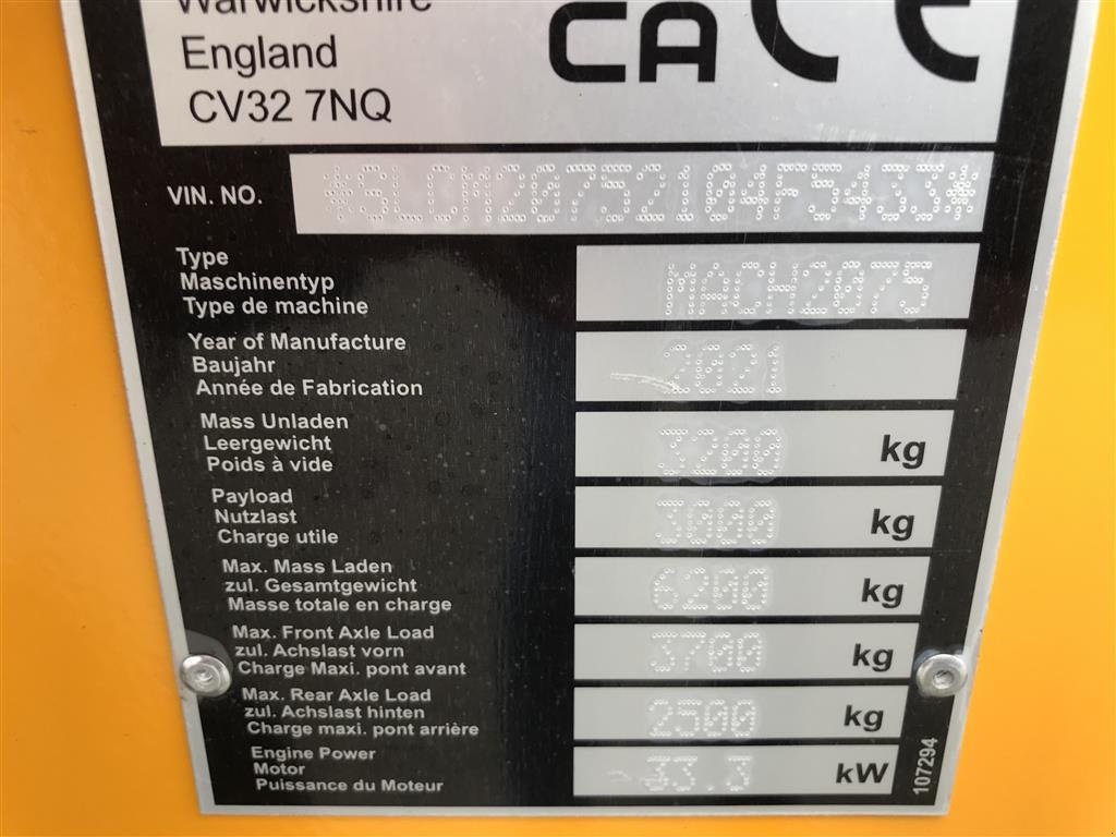 Muldenkipper des Typs Thwaites T300H Fabriksny klar til levering., Gebrauchtmaschine in Rønnede (Bild 11)
