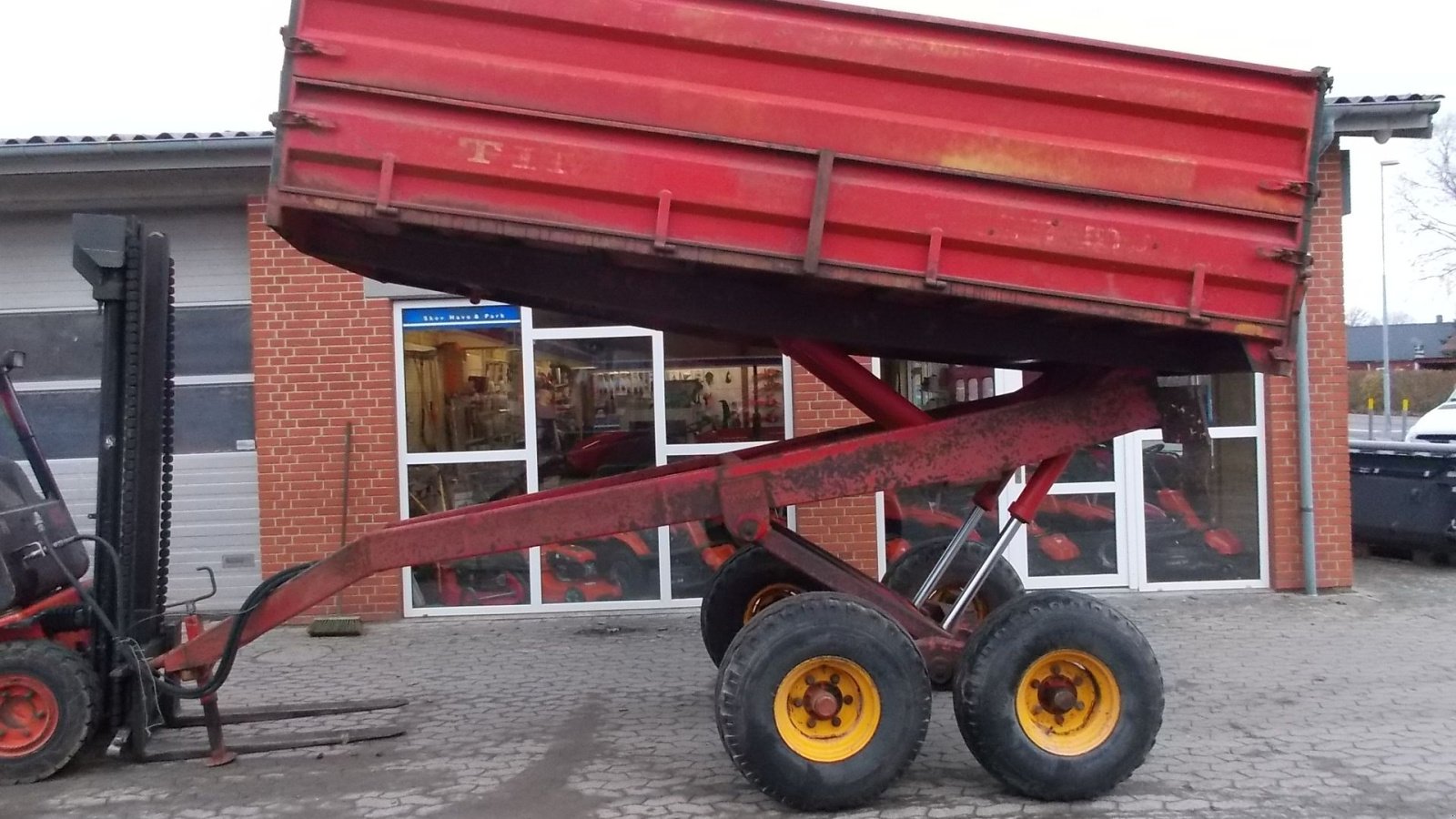 Muldenkipper of the type Tim Højtipvogn 7,5T, Gebrauchtmaschine in Roslev (Picture 9)