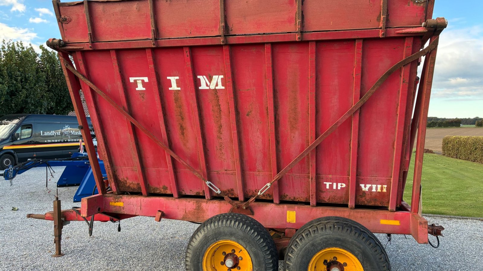 Muldenkipper Türe ait Tim Sidehøjtipvogn Tip VII, Gebrauchtmaschine içinde Haderslev (resim 4)