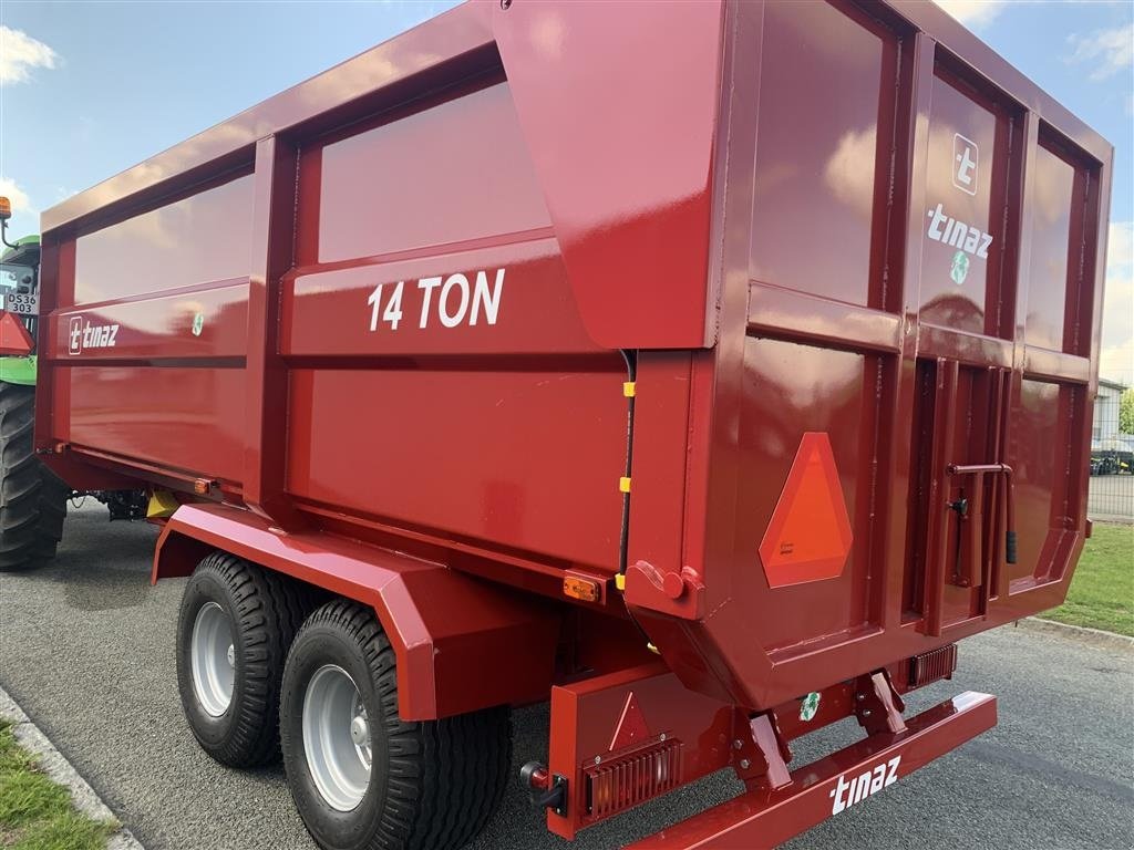 Muldenkipper типа Tinaz 14 tons bagtipvogne Ny model XL og konisk kasse, Gebrauchtmaschine в Ringe (Фотография 12)