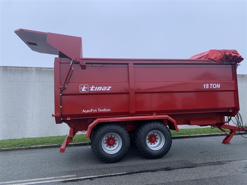 Muldenkipper des Typs Tinaz 18 tons bagtipvogne med skydepresenning, Gebrauchtmaschine in Ringe (Bild 15)