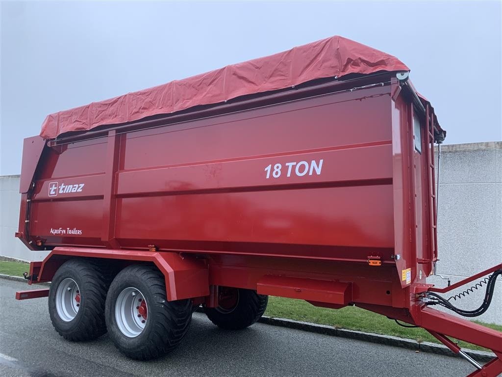 Muldenkipper des Typs Tinaz 18 tons bagtipvogne med skydepresenning, Gebrauchtmaschine in Ringe (Bild 11)