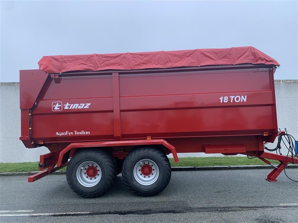 Muldenkipper des Typs Tinaz 18 tons bagtipvogne med skydepresenning, Gebrauchtmaschine in Ringe (Bild 9)