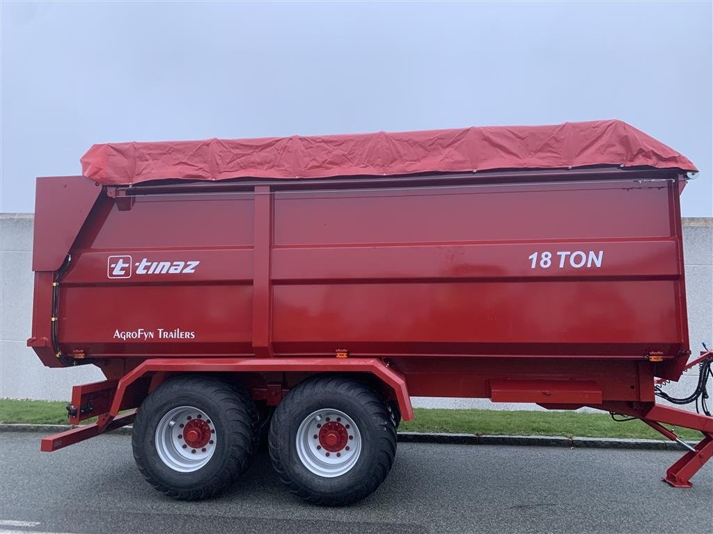 Muldenkipper des Typs Tinaz 18 tons bagtipvogne med skydepresenning, Gebrauchtmaschine in Ringe (Bild 10)