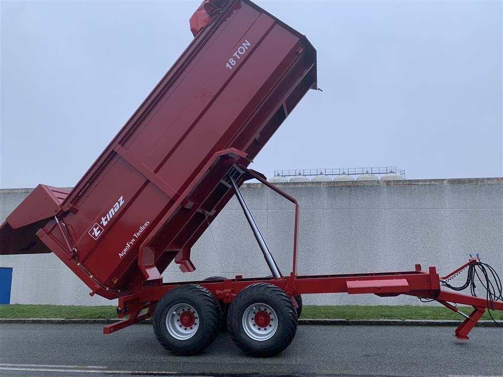 Muldenkipper des Typs Tinaz 18 tons bagtipvogne med skydepresenning, Gebrauchtmaschine in Ringe (Bild 16)