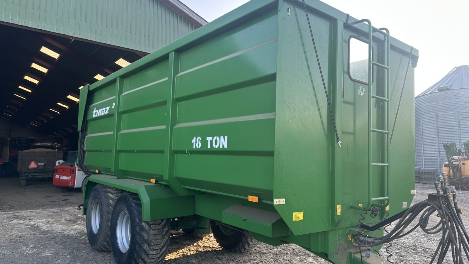 Muldenkipper typu Tinaz 18 tons bagtipvogne, Gebrauchtmaschine v øster ulslev (Obrázek 1)