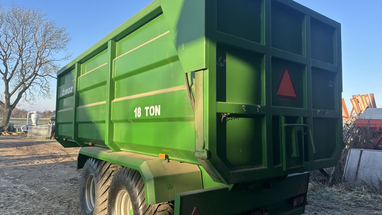 Muldenkipper typu Tinaz 18 tons bagtipvogne, Gebrauchtmaschine v øster ulslev (Obrázek 5)