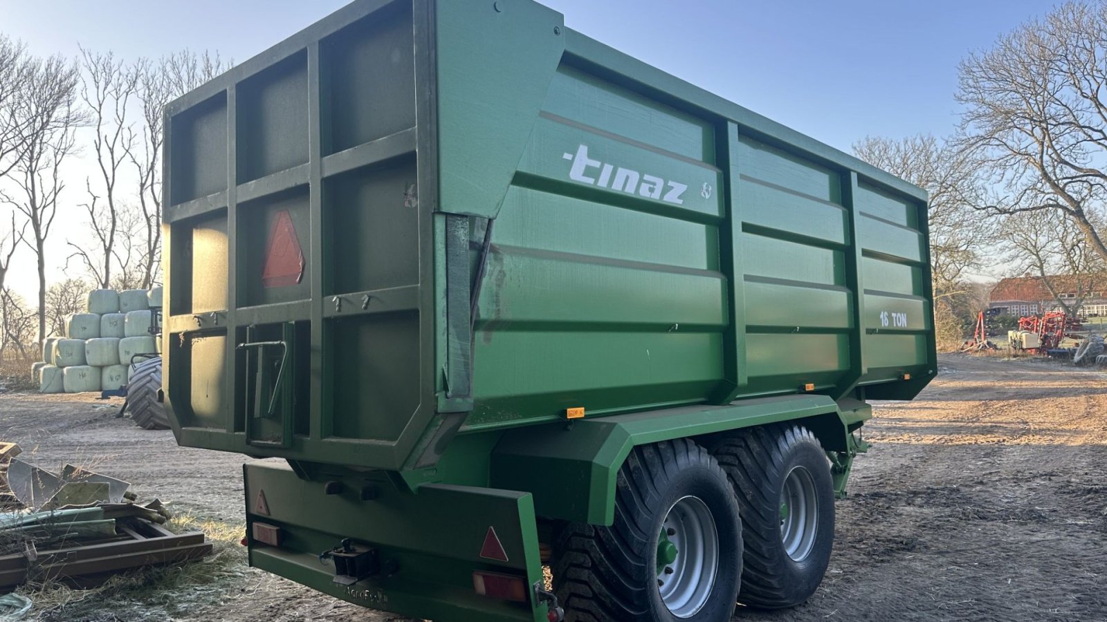 Muldenkipper typu Tinaz 18 tons bagtipvogne, Gebrauchtmaschine v øster ulslev (Obrázek 3)