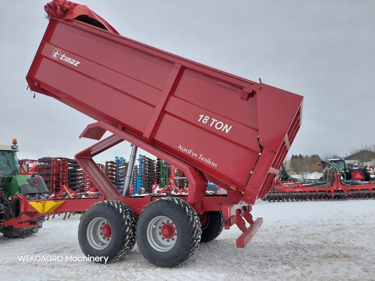 Muldenkipper del tipo Tinaz 18 Tons med Skydepresening, Gebrauchtmaschine In Hammel (Immagine 7)