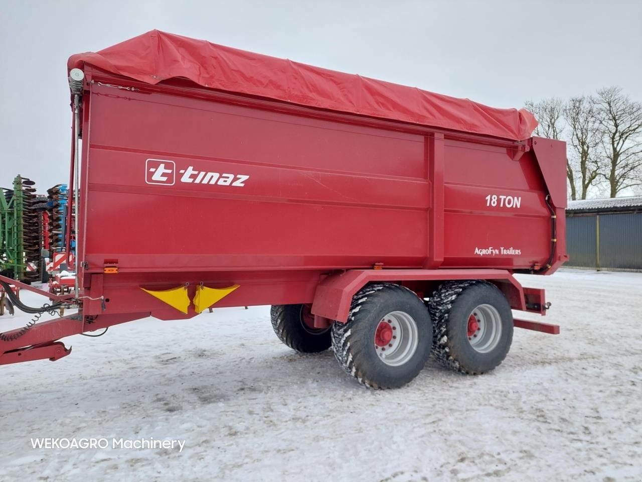 Muldenkipper del tipo Tinaz 18 Tons med Skydepresening, Gebrauchtmaschine In Hammel (Immagine 2)