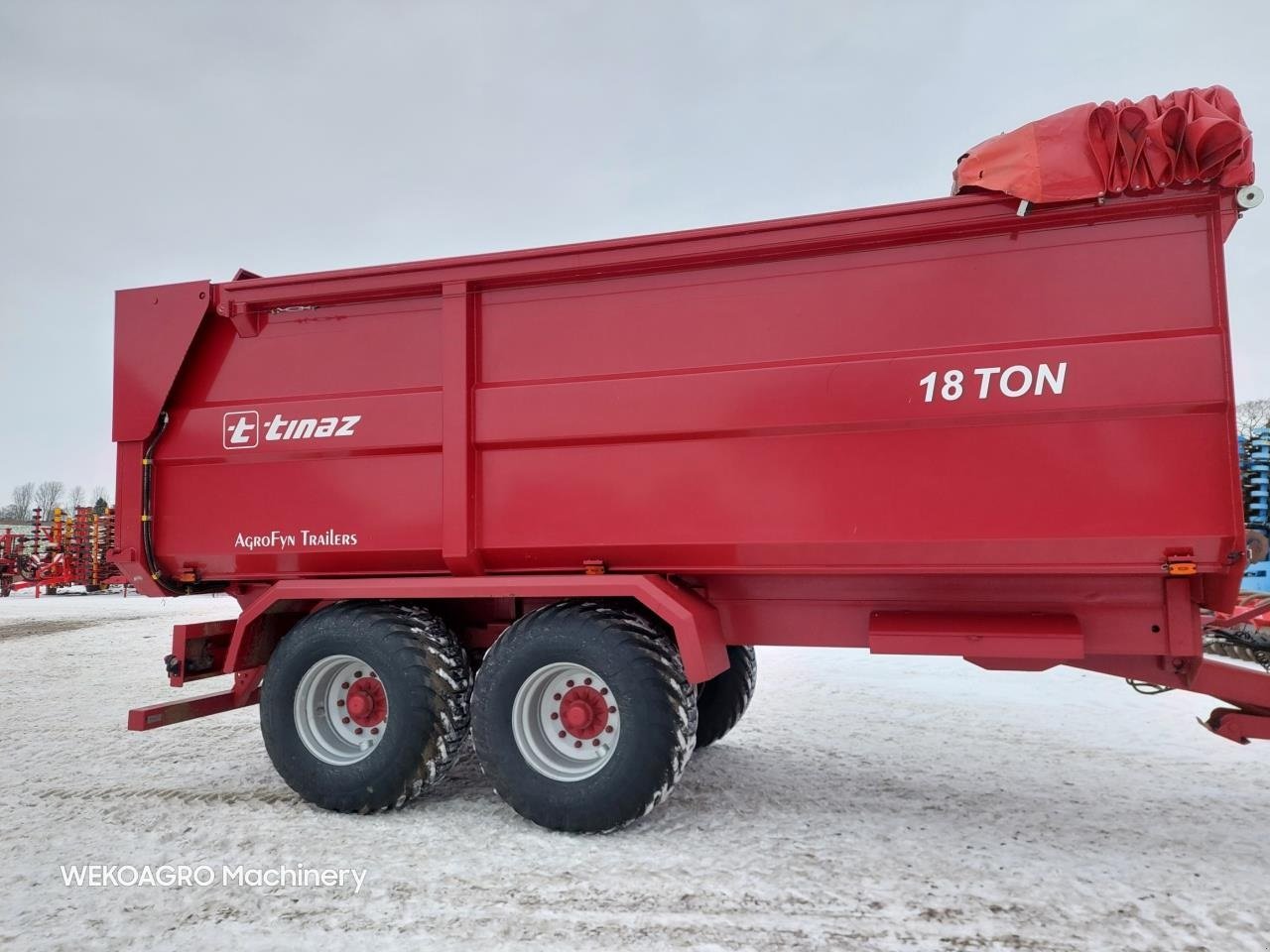 Muldenkipper del tipo Tinaz 18 Tons med Skydepresening, Gebrauchtmaschine In Hammel (Immagine 5)