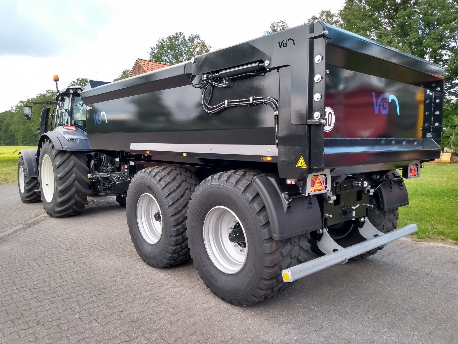 Muldenkipper typu VGM (Van Ginkel machines) ZK22-2 Schwerlast-Muldenkipper mit Beka-Max Zentralschmieranlage, **sofort verfügbar!**, Neumaschine w Bocholt (Zdjęcie 4)