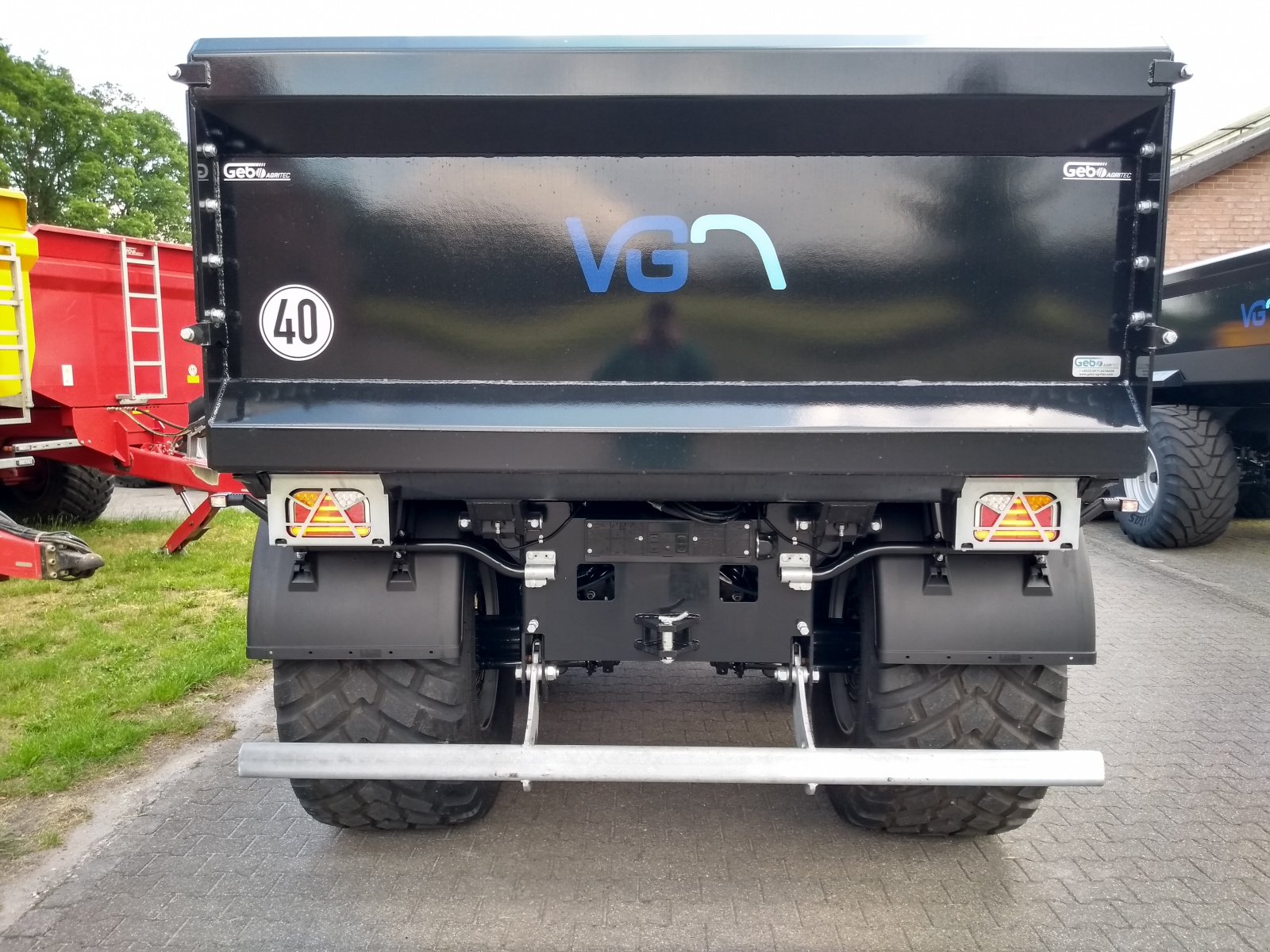 Muldenkipper del tipo VGM (Van Ginkel machines) ZK22-2 Schwerlast-Muldenkipper mit Beka-Max Zentralschmieranlage, **sofort verfügbar!**, Neumaschine In Bocholt (Immagine 7)