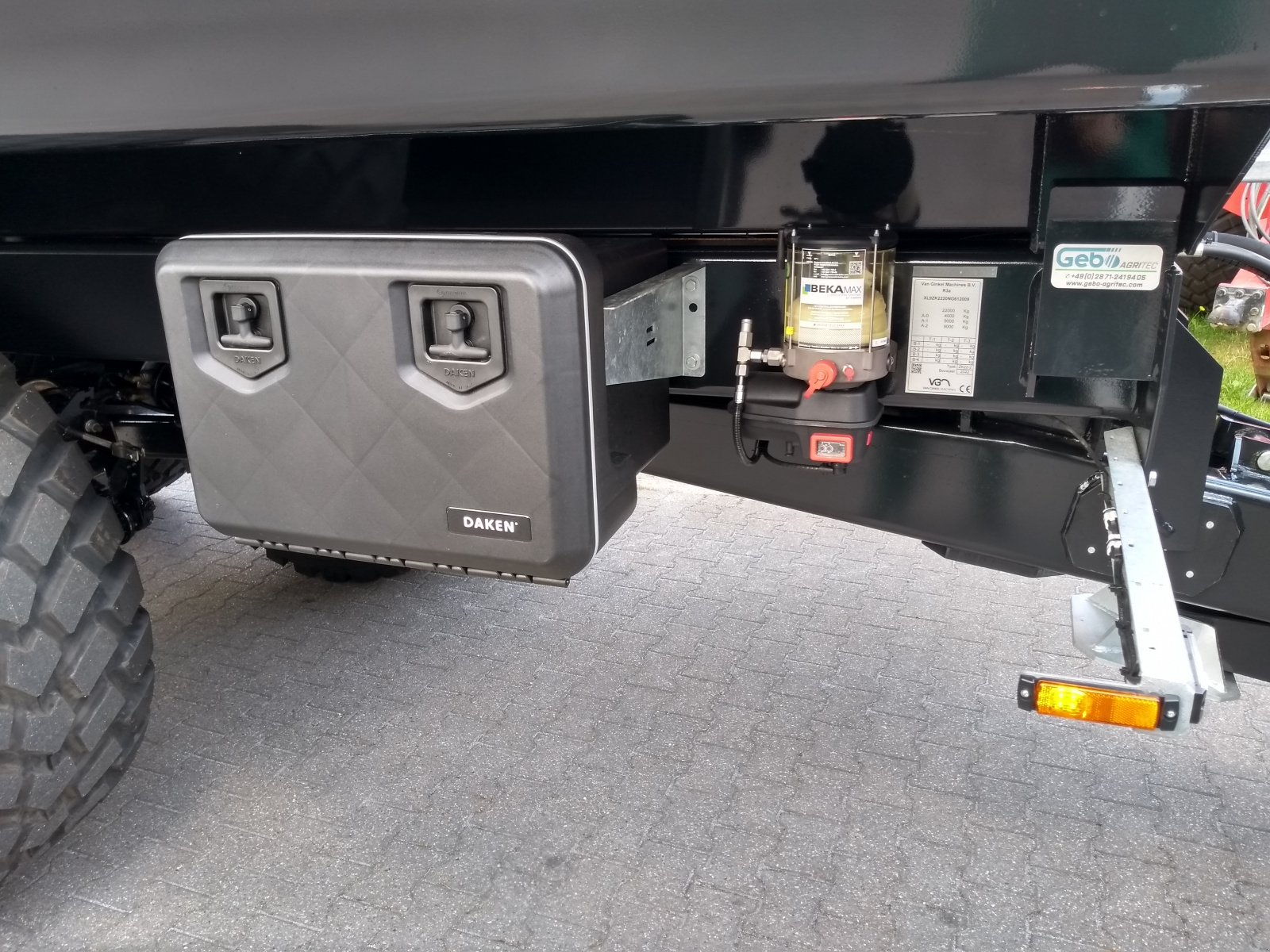 Muldenkipper del tipo VGM (Van Ginkel machines) ZK22-2 Schwerlast-Muldenkipper mit Beka-Max Zentralschmieranlage, **sofort verfügbar!**, Neumaschine In Bocholt (Immagine 10)