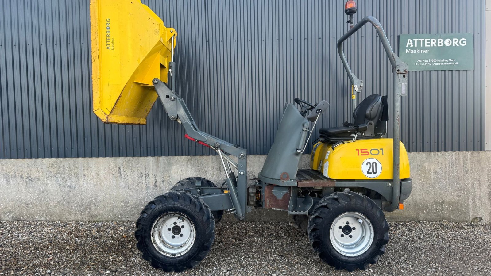 Muldenkipper a típus Wacker Neuson 1501, Gebrauchtmaschine ekkor: Nykøbing Mors (Kép 3)