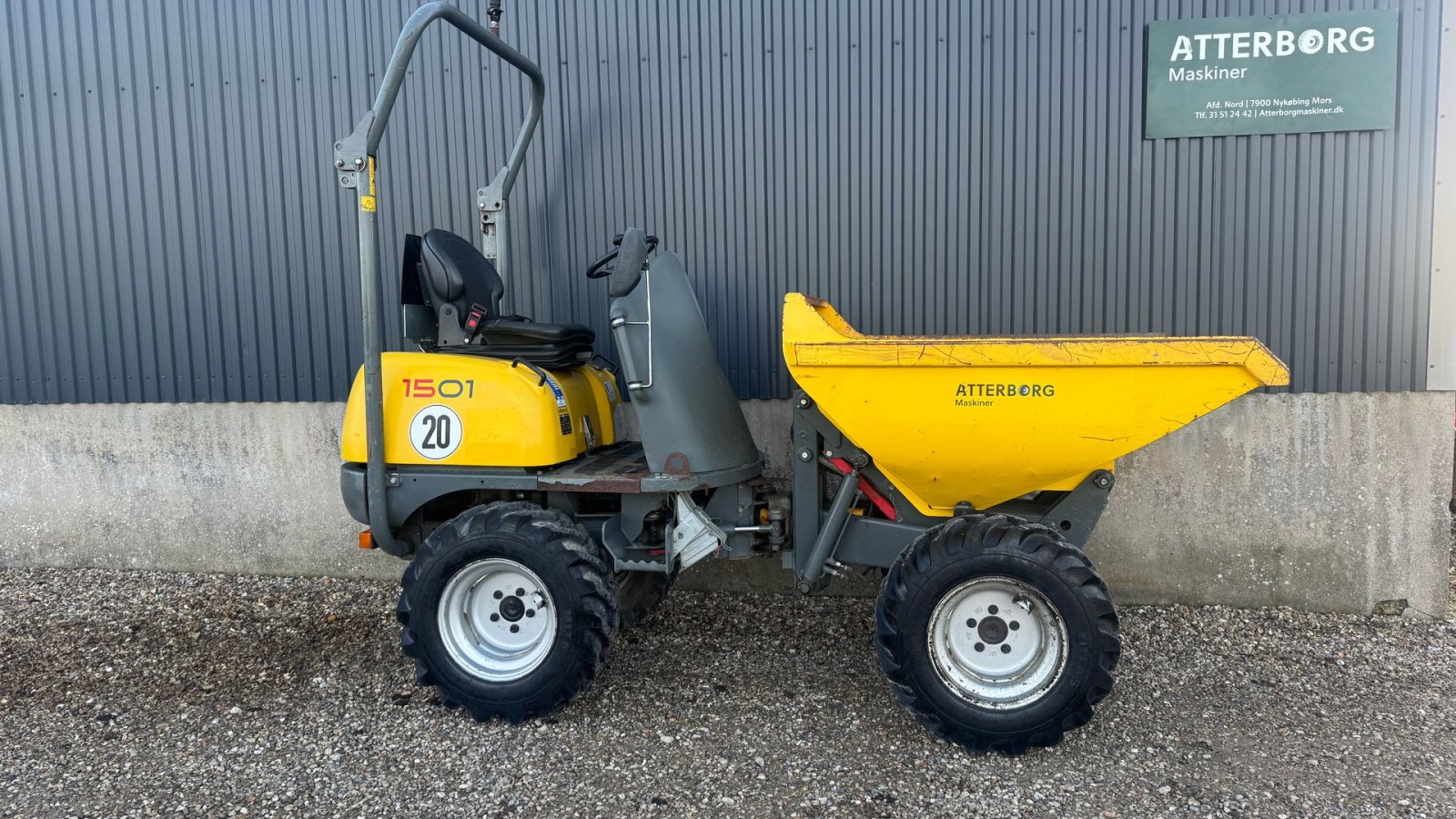 Muldenkipper a típus Wacker Neuson 1501, Gebrauchtmaschine ekkor: Nykøbing Mors (Kép 4)