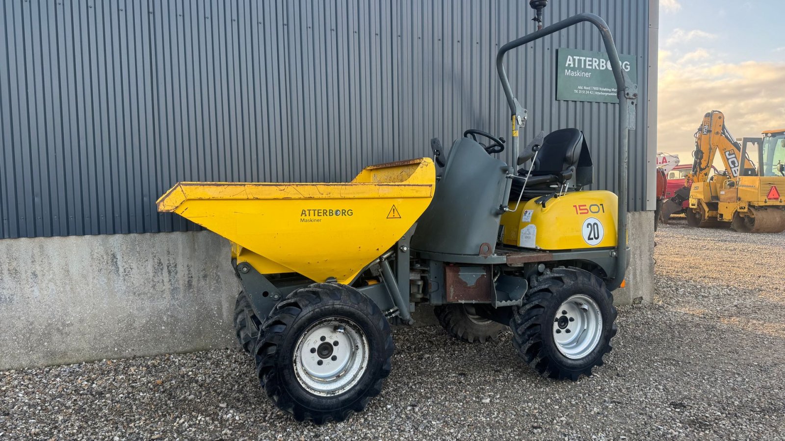 Muldenkipper a típus Wacker Neuson 1501, Gebrauchtmaschine ekkor: Nykøbing Mors (Kép 1)