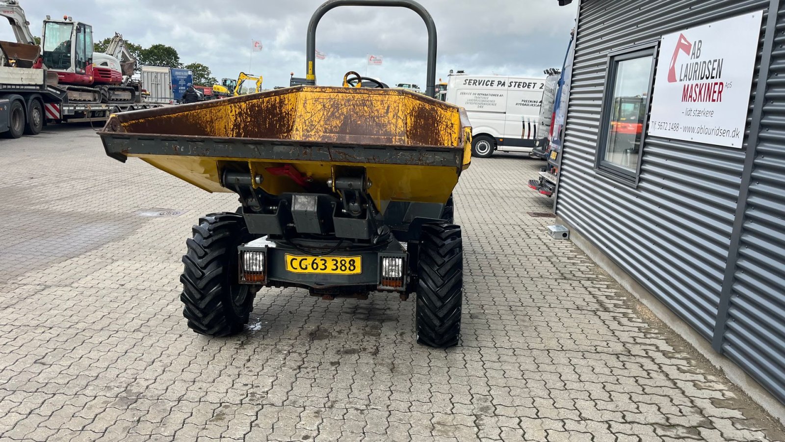 Muldenkipper типа Wacker Neuson 3001s med svingbar lad, Gebrauchtmaschine в Rønnede (Фотография 3)