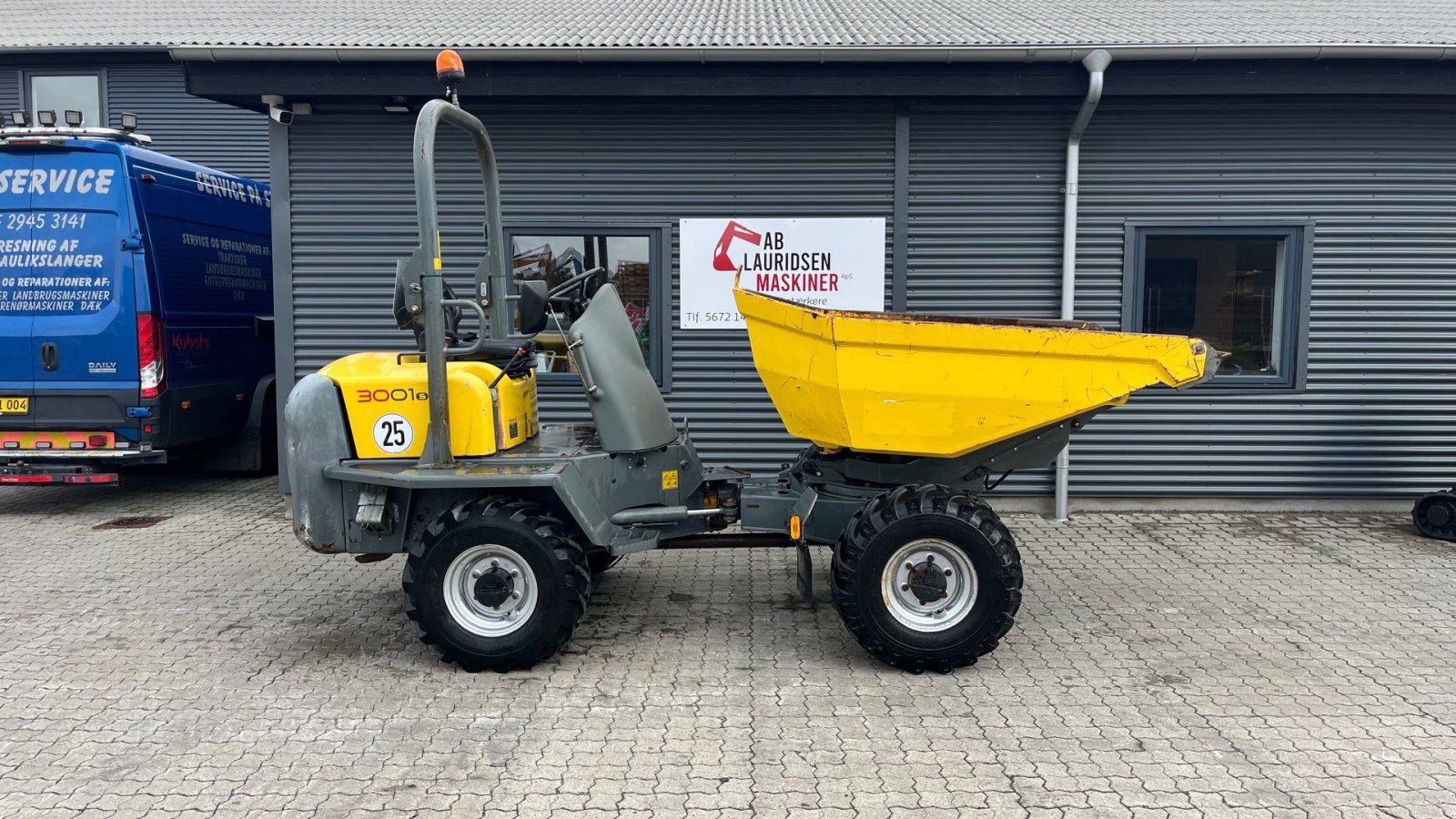 Muldenkipper типа Wacker Neuson 3001s med svingbar lad, Gebrauchtmaschine в Rønnede (Фотография 1)