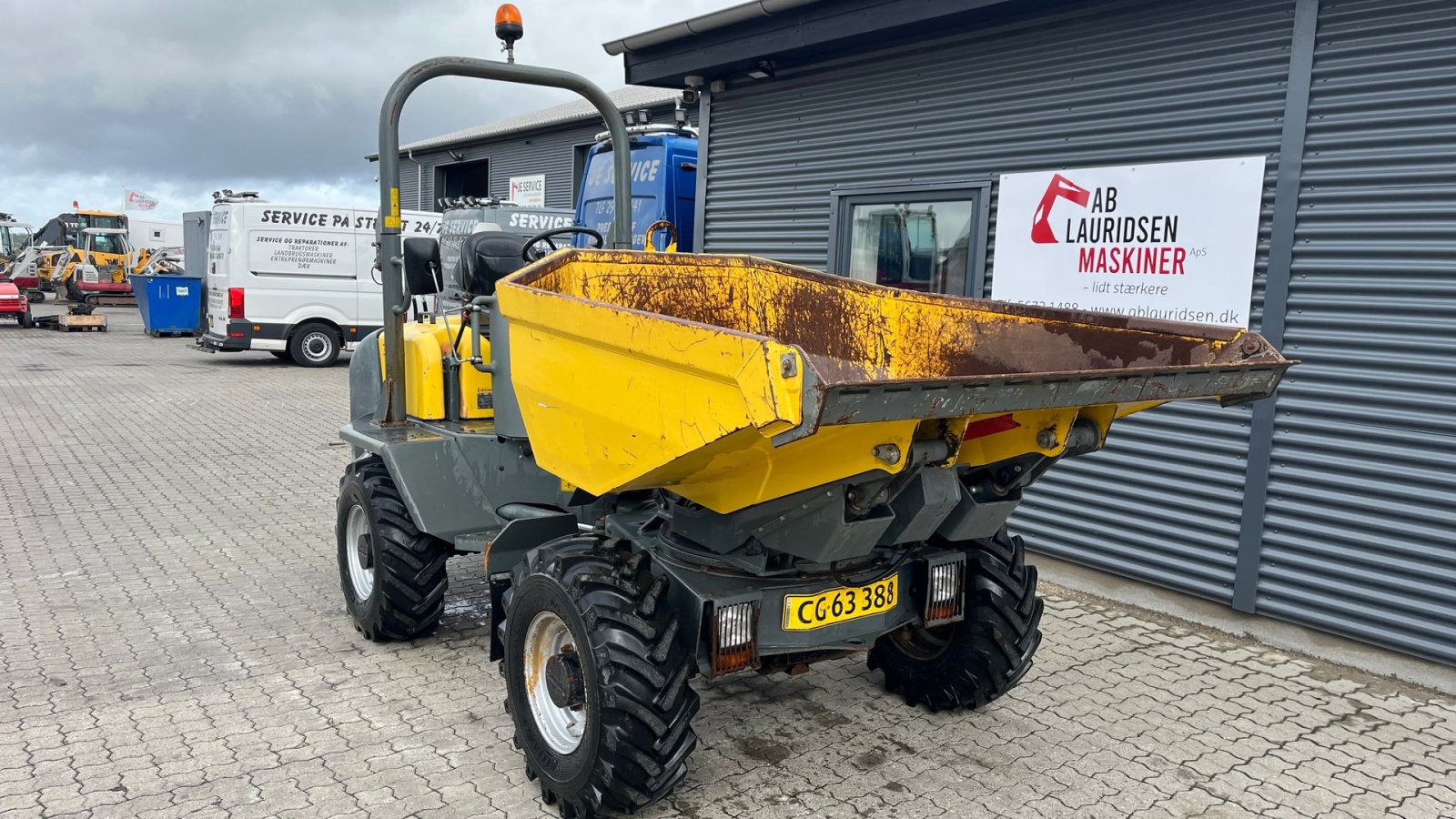 Muldenkipper типа Wacker Neuson 3001s med svingbar lad, Gebrauchtmaschine в Rønnede (Фотография 2)