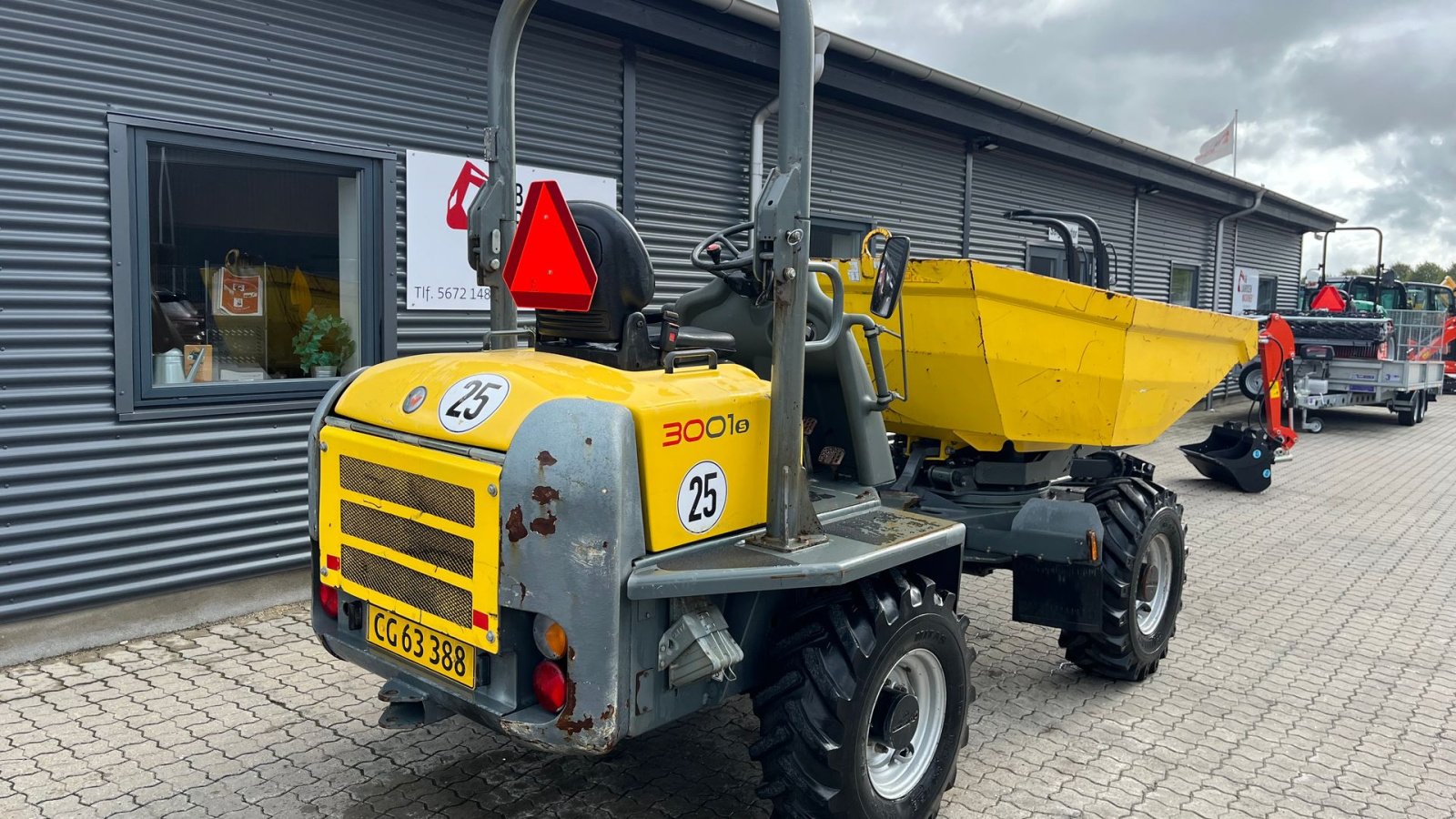 Muldenkipper типа Wacker Neuson 3001s med svingbar lad, Gebrauchtmaschine в Rønnede (Фотография 9)