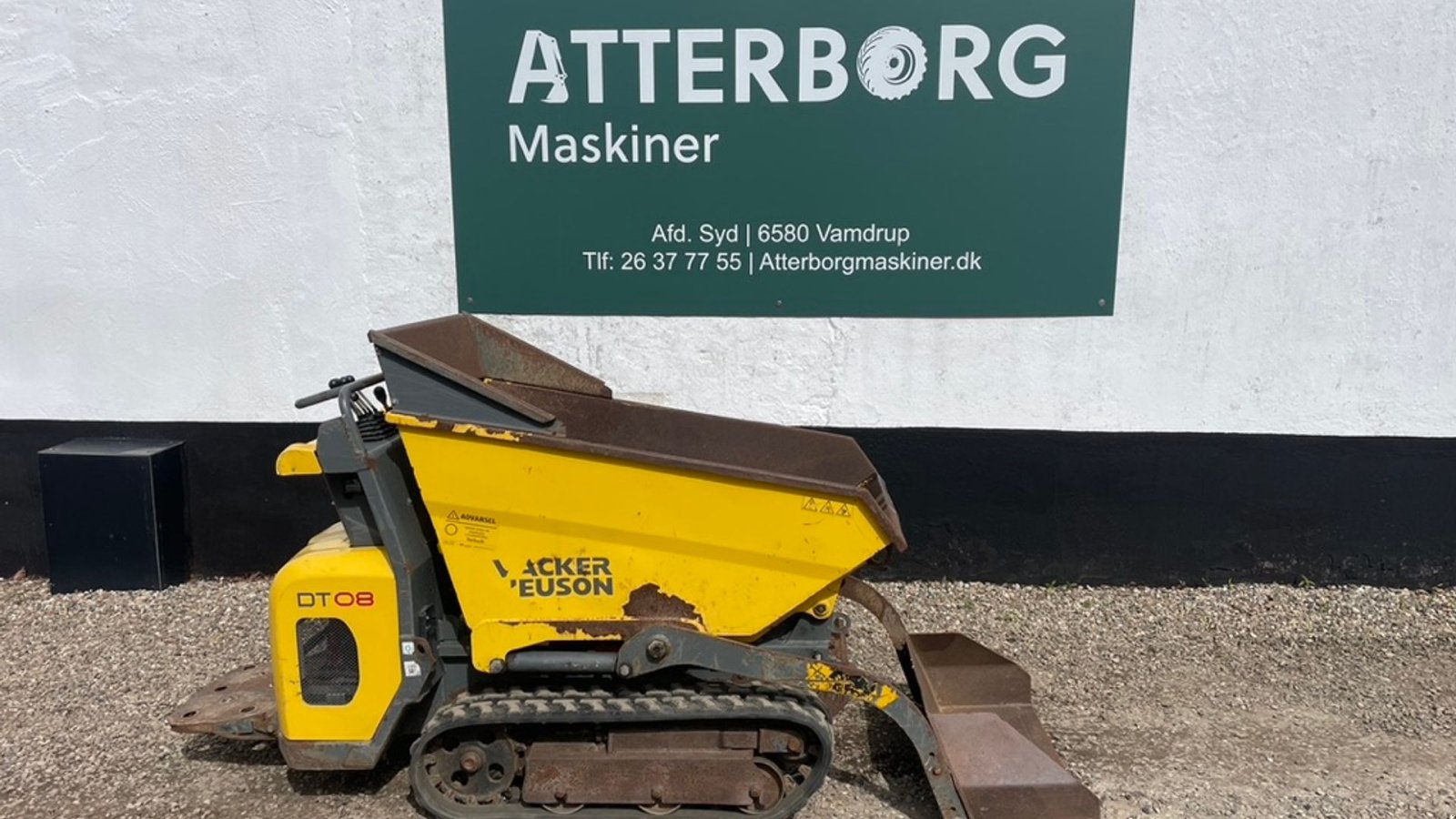 Muldenkipper des Typs Wacker Neuson DT08 Motorbøre, Gebrauchtmaschine in Nykøbing Mors (Bild 1)