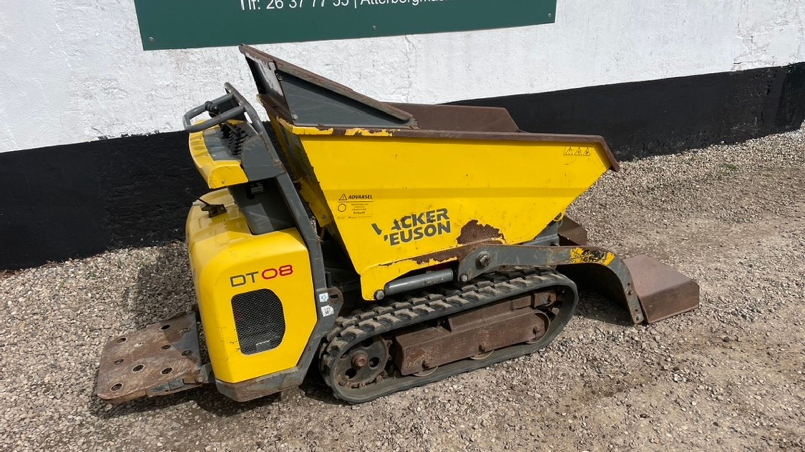 Muldenkipper des Typs Wacker Neuson DT08 Motorbøre, Gebrauchtmaschine in Nykøbing Mors (Bild 2)