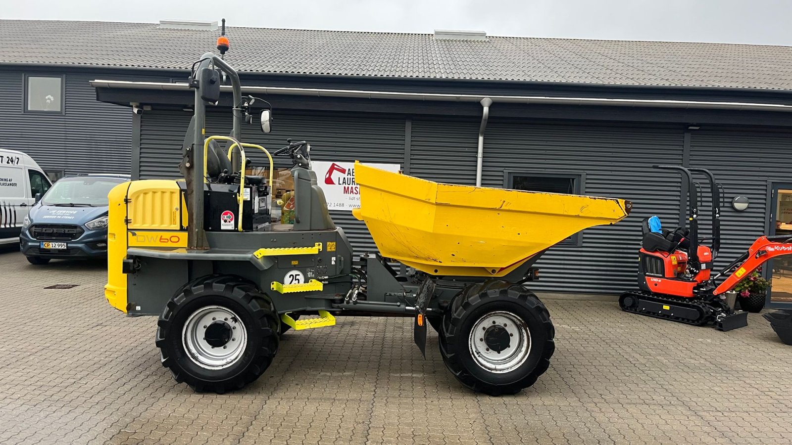 Muldenkipper tip Wacker Neuson DW60 6Tons dumper med drejelad, Gebrauchtmaschine in Rønnede (Poză 1)