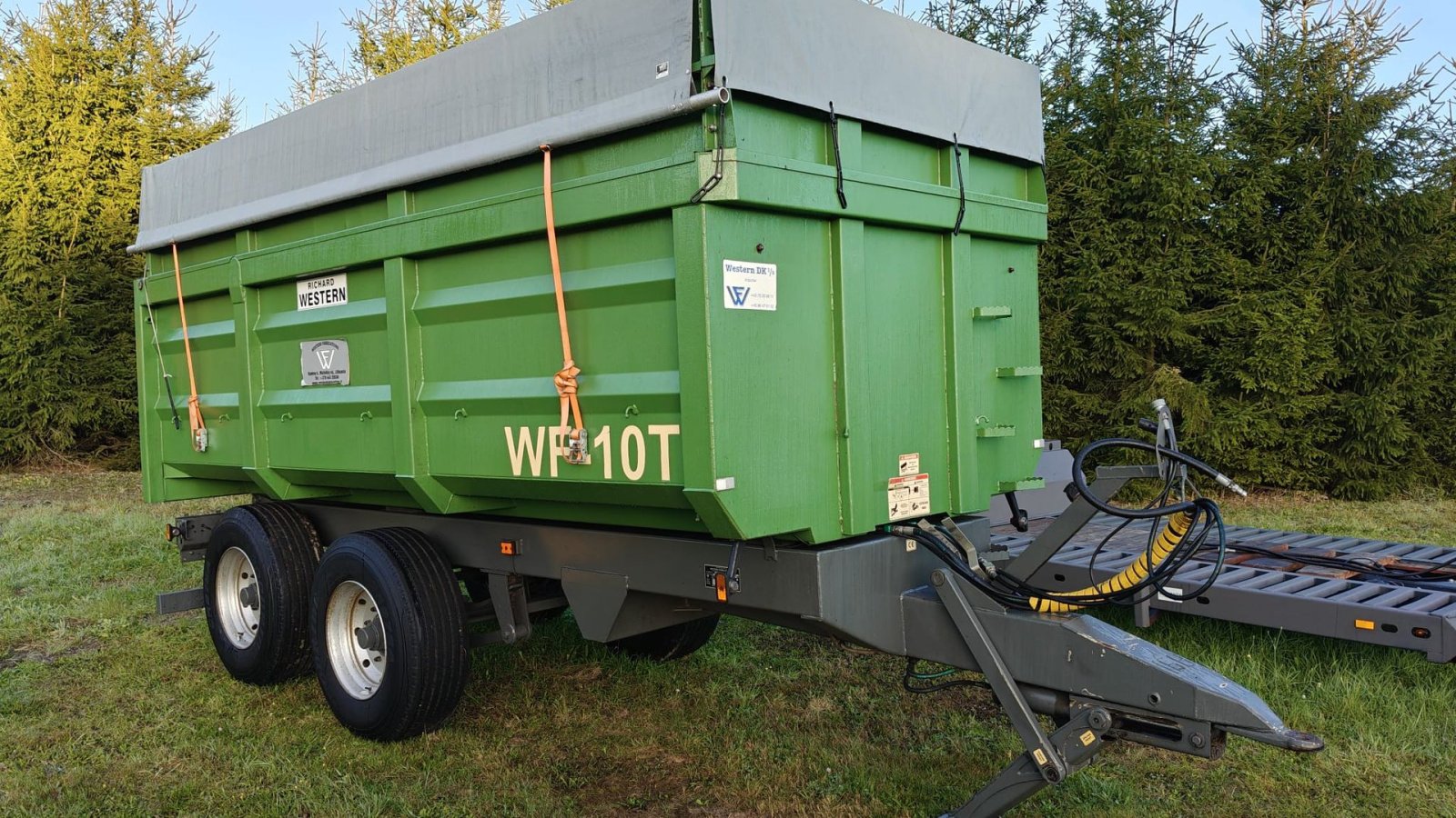 Muldenkipper типа Western WF12TL Kornvogn, Gebrauchtmaschine в Mariager (Фотография 9)