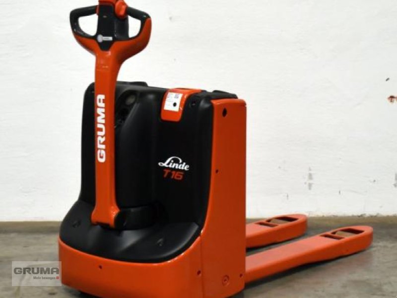 Niederhubwagen des Typs Linde T 16 1152, Gebrauchtmaschine in Friedberg-Derching (Bild 1)