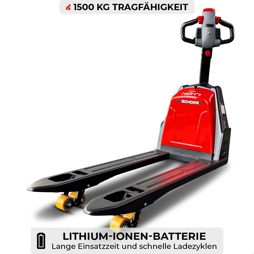Niederhubwagen des Typs Schorr Elektro Niederhubwagen 1500KG NHE4L, Neumaschine in Schüttorf (Bild 3)