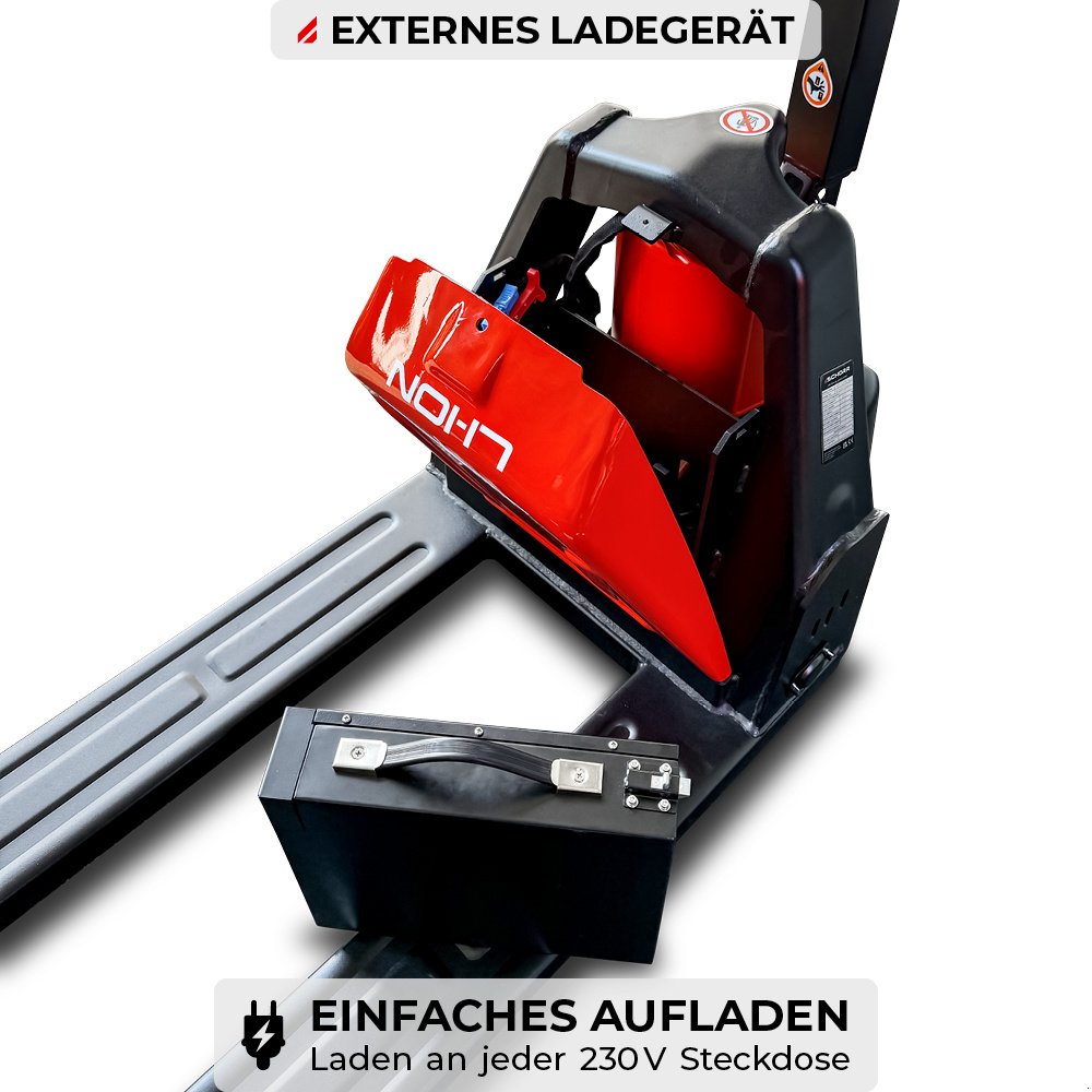 Niederhubwagen des Typs Schorr Elektro Niederhubwagen 1500KG NHE4L, Neumaschine in Schüttorf (Bild 4)