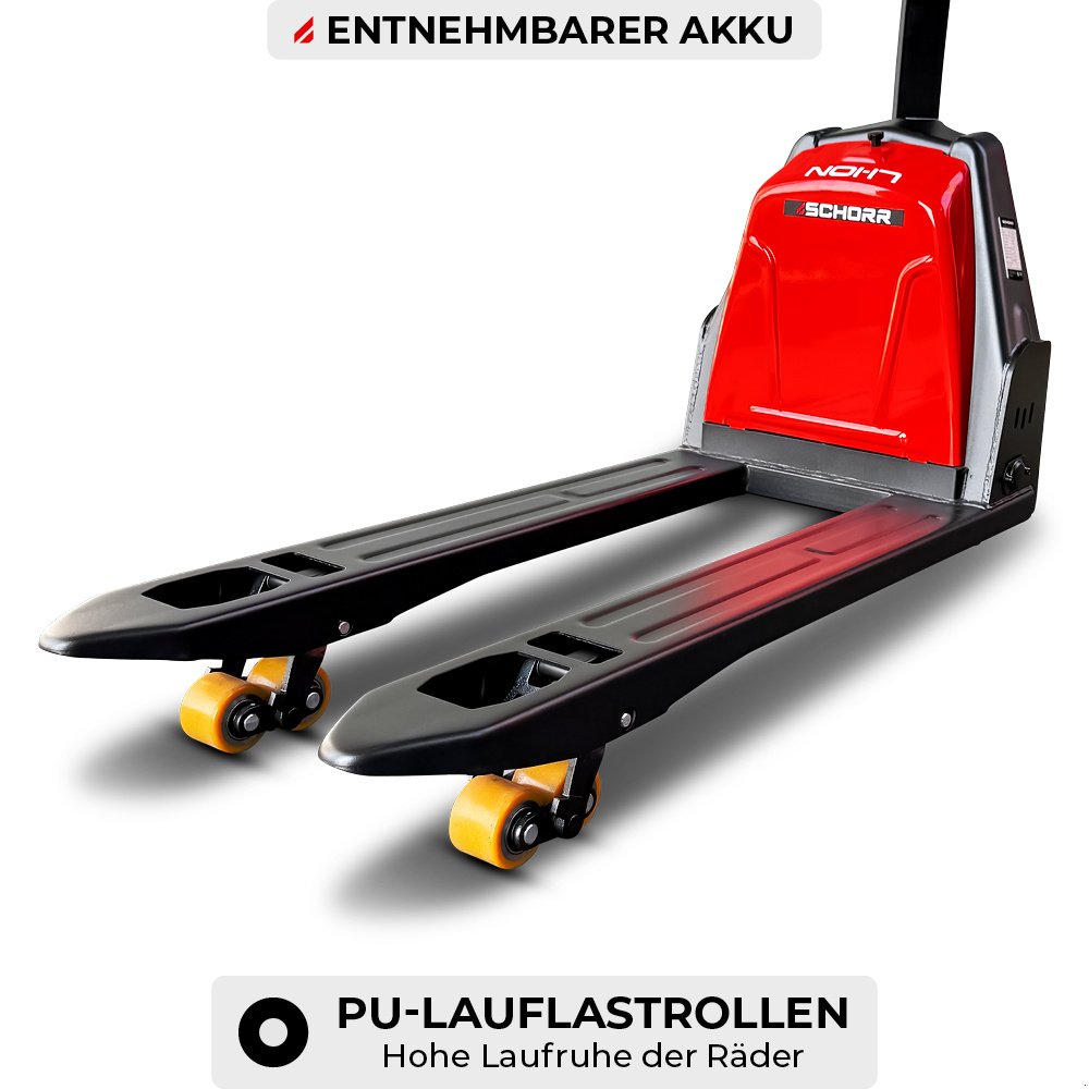 Niederhubwagen des Typs Schorr Elektro Niederhubwagen 1500KG NHE4L, Neumaschine in Schüttorf (Bild 6)