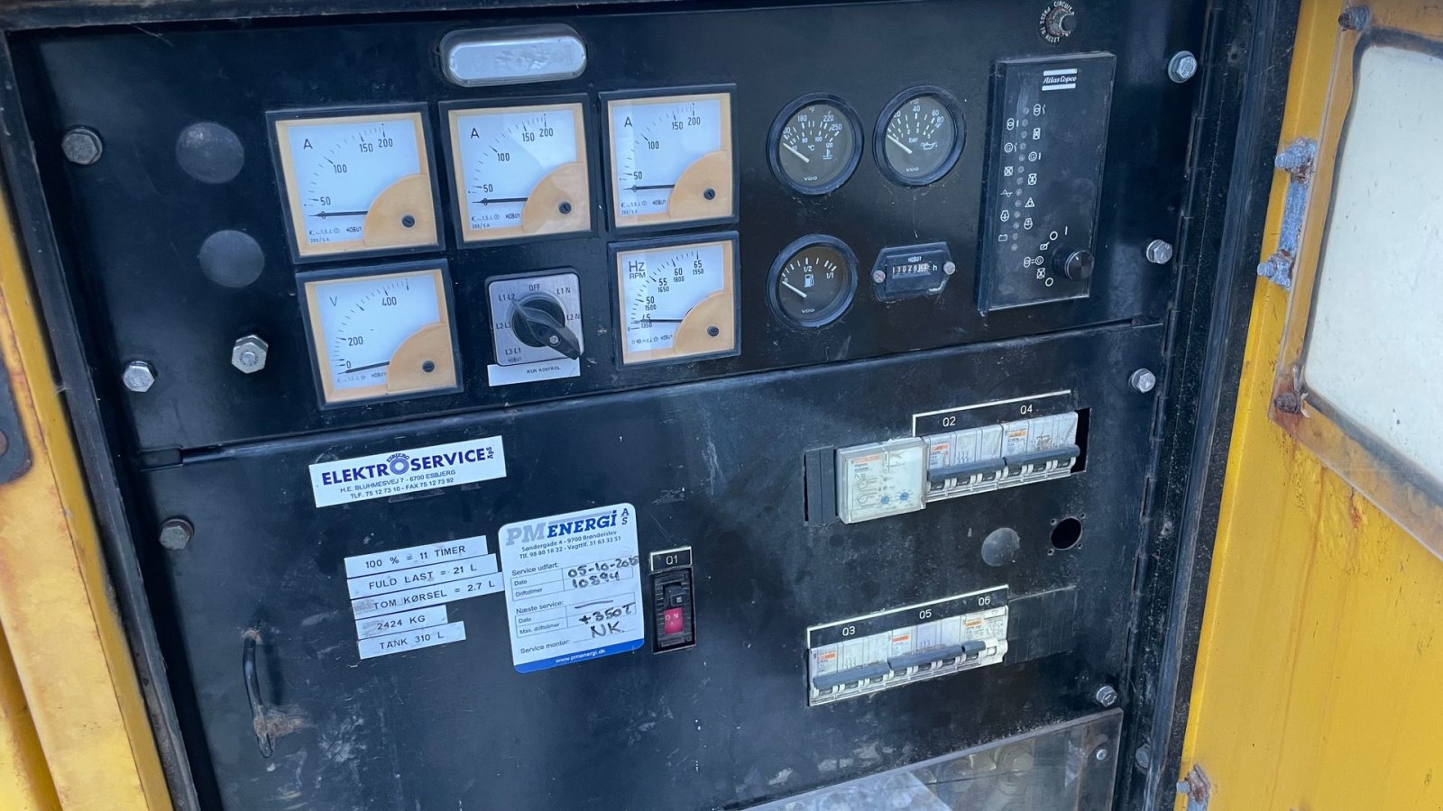 Notstromaggregat от тип Atlas Copco Generator, Gebrauchtmaschine в Hårlev (Снимка 5)