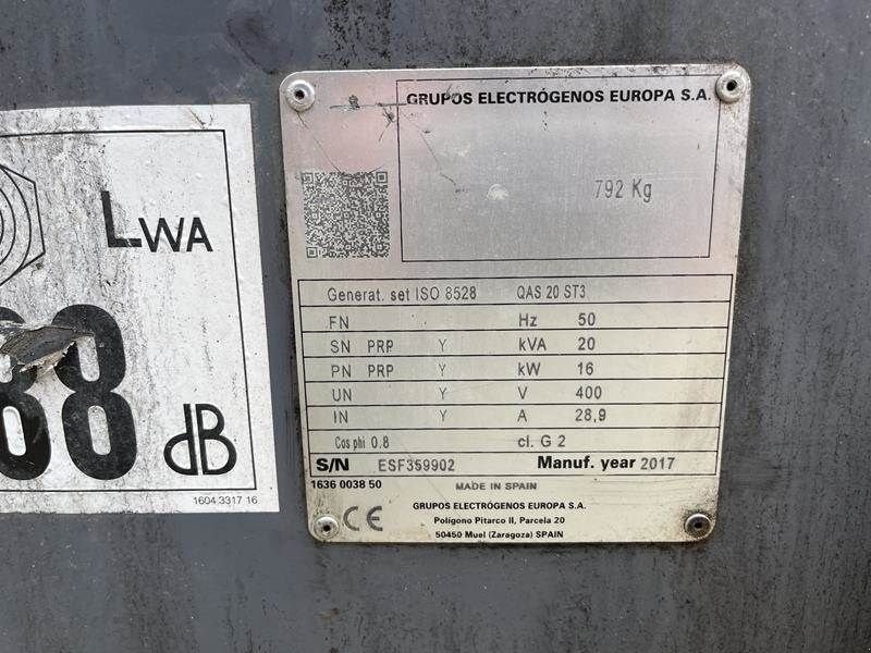 Notstromaggregat του τύπου Atlas Copco QAS 20, Gebrauchtmaschine σε Waregem (Φωτογραφία 2)