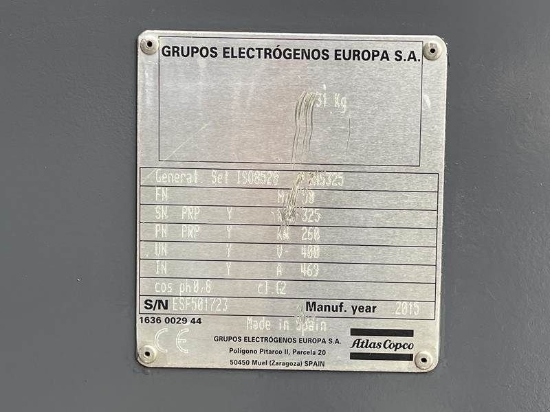 Notstromaggregat типа Atlas Copco QAS 325 VD, Gebrauchtmaschine в Waregem (Фотография 5)