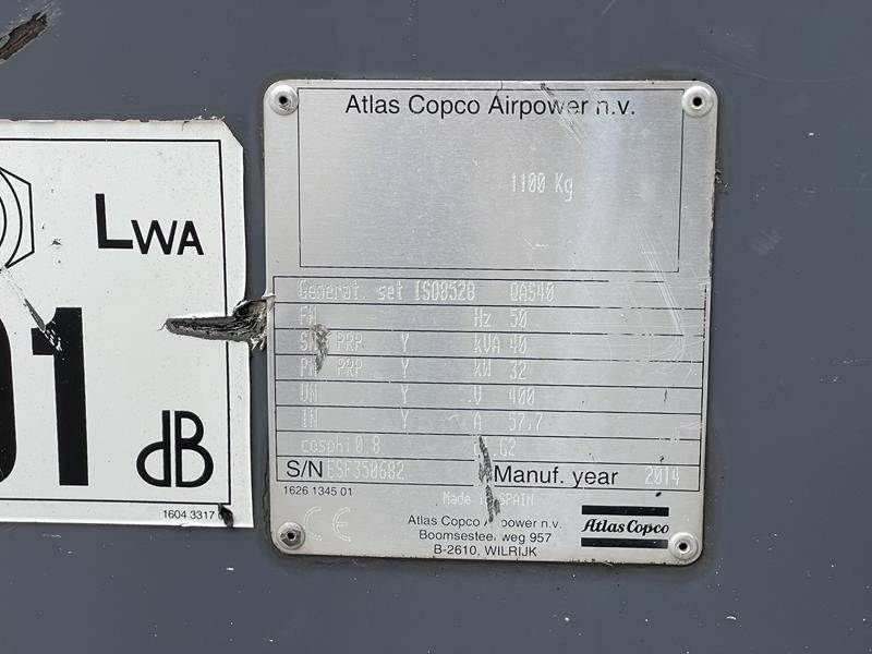 Notstromaggregat Türe ait Atlas Copco QAS 40 KD, Gebrauchtmaschine içinde Waregem (resim 10)