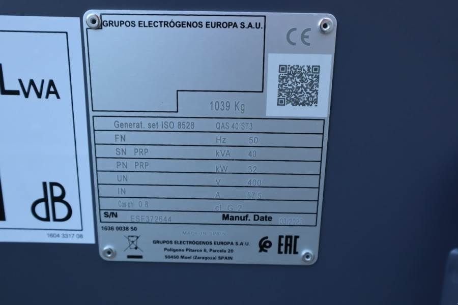 Notstromaggregat του τύπου Atlas Copco QAS 40 ST3 Valid inspection, *Guarantee! Diesel, 4, Gebrauchtmaschine σε Groenlo (Φωτογραφία 11)